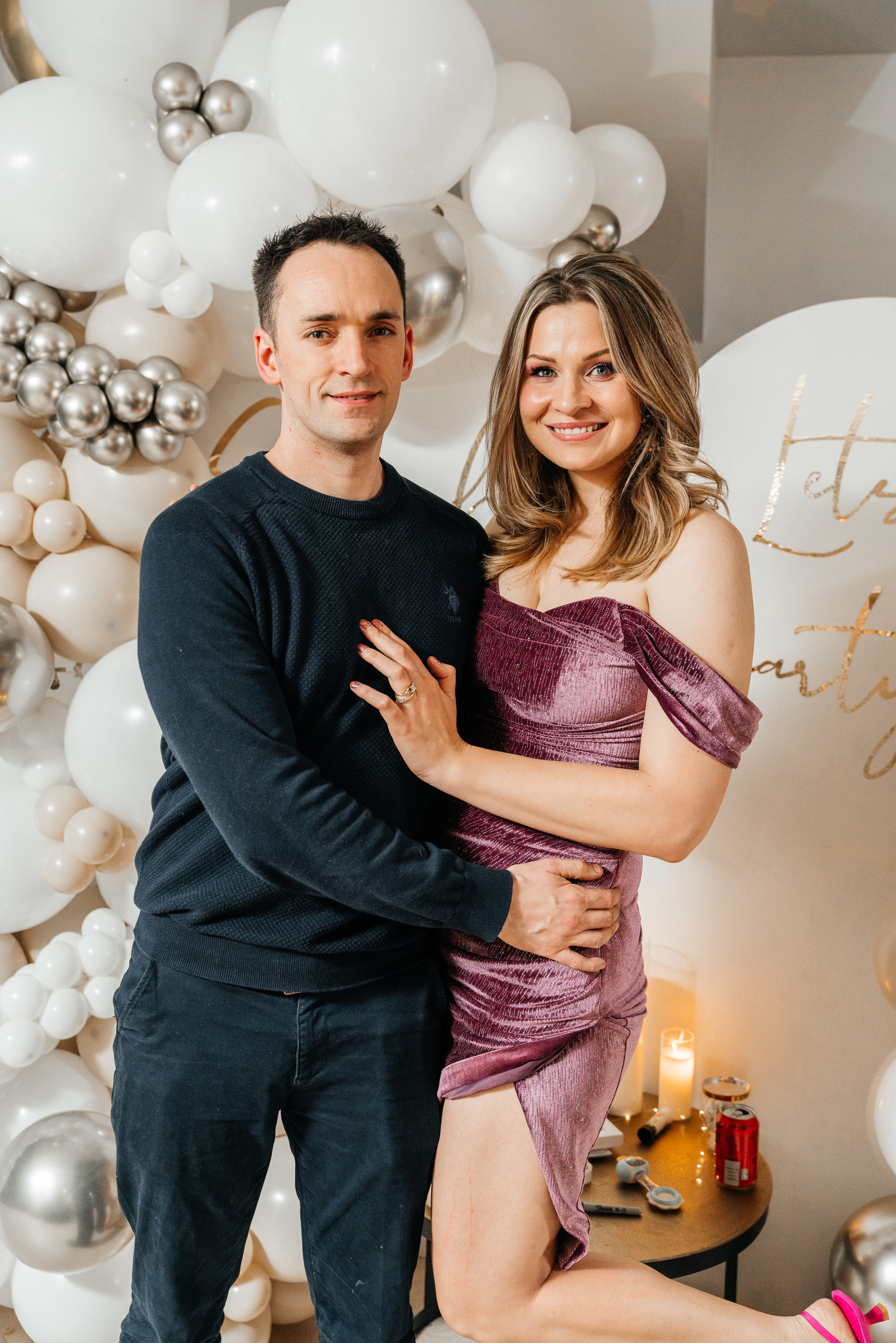 Birthday party photoshoot in London. Photographer in England Ekaterina Romanova