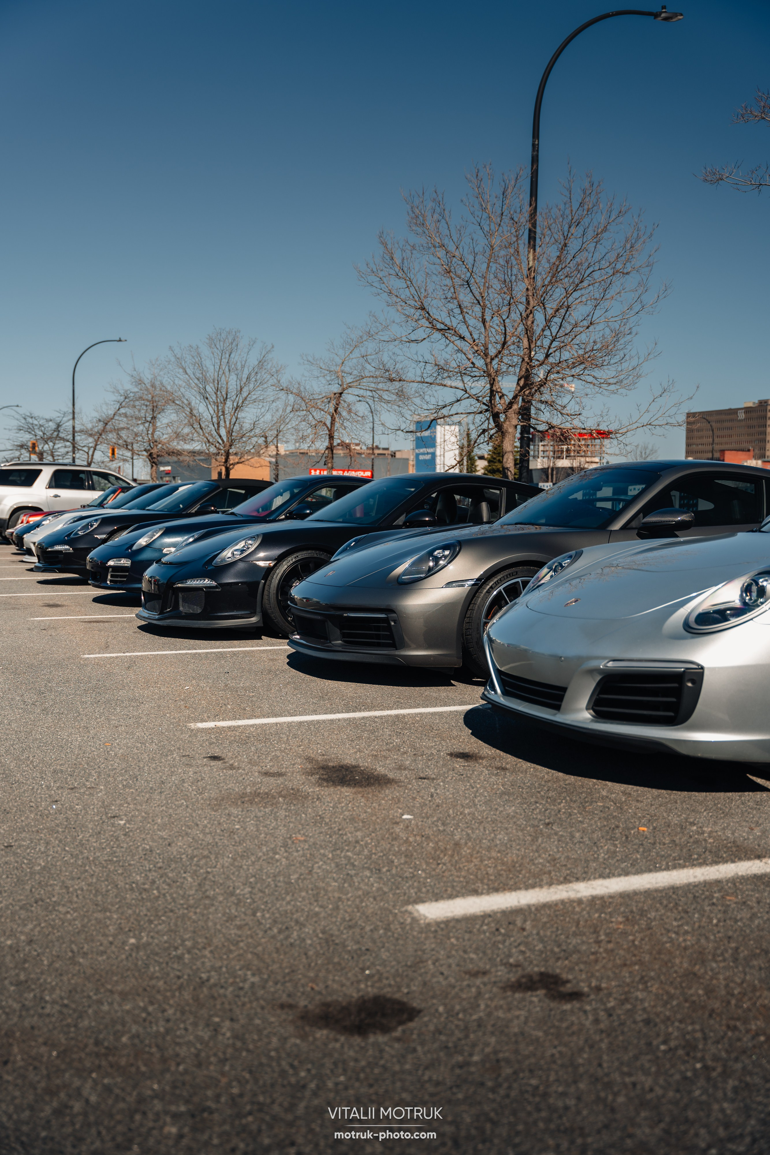 Porsche meet Montreal. Photographe de voitures à Paris — Vitalii Motruk