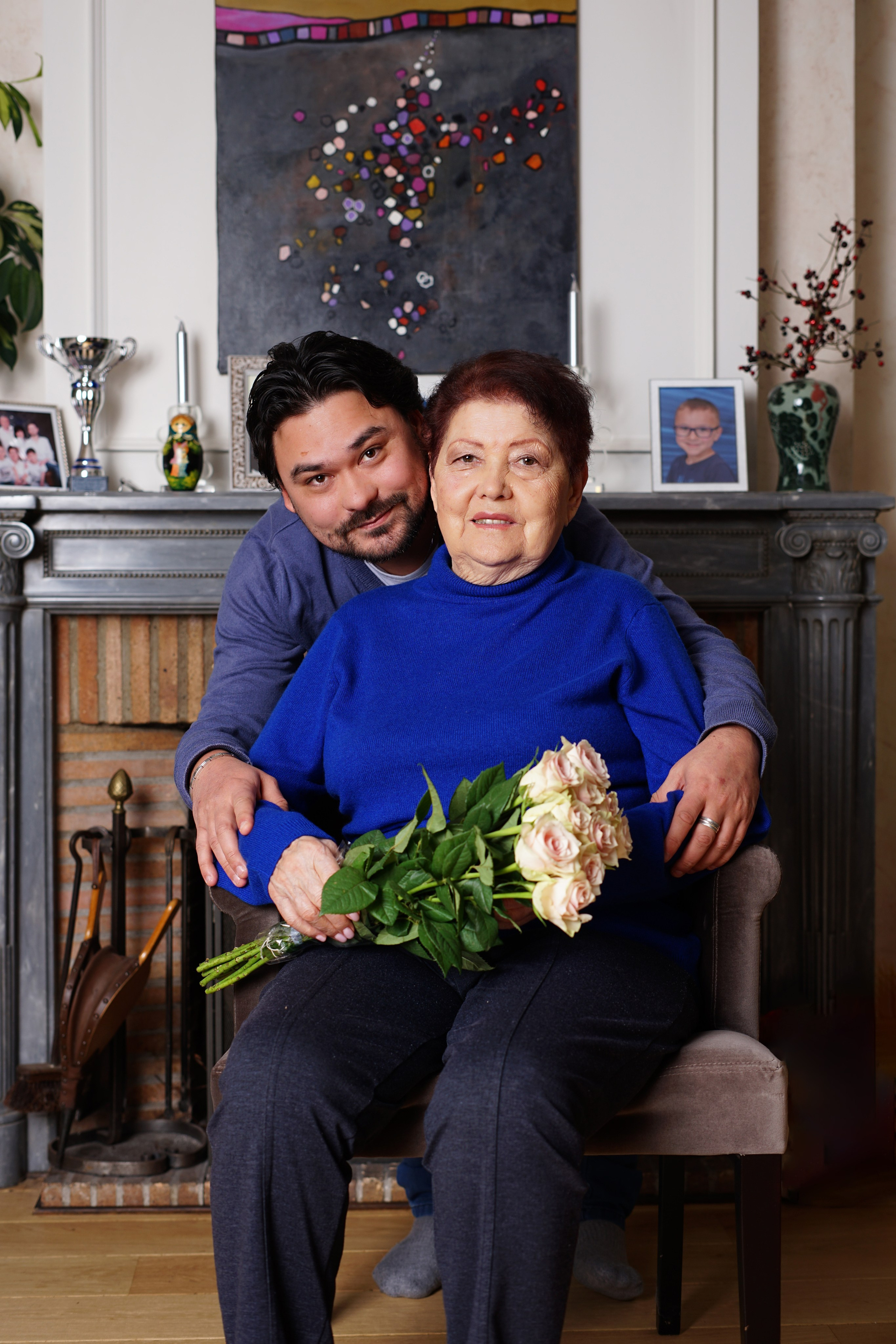 Edouard et sa famille. Petit trésor photos de famille, grossesse et nouveau-né à Roanne