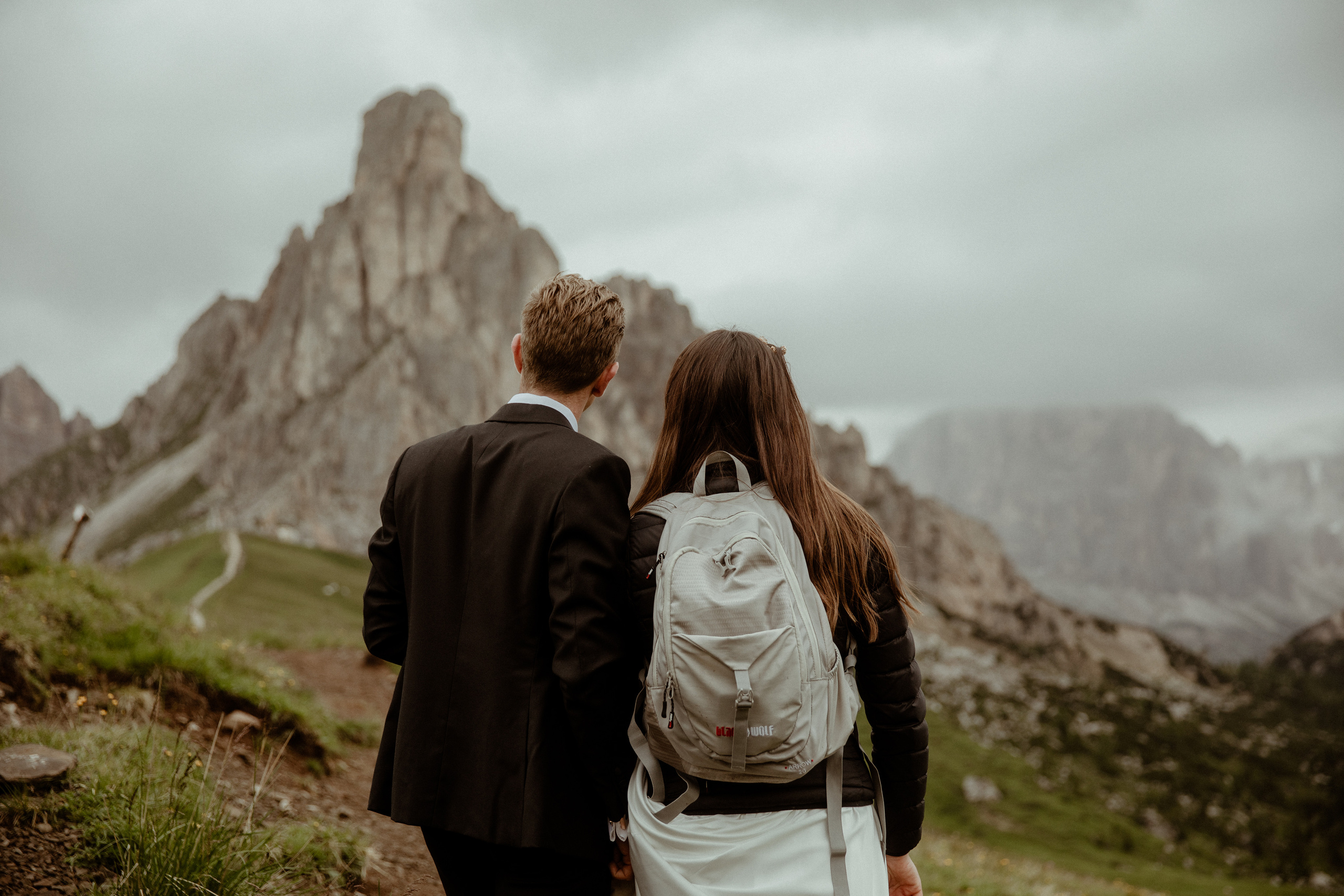 Elopement in the middle of Dolomites. Iceland elopement photo and video | Nikolaichik Photo