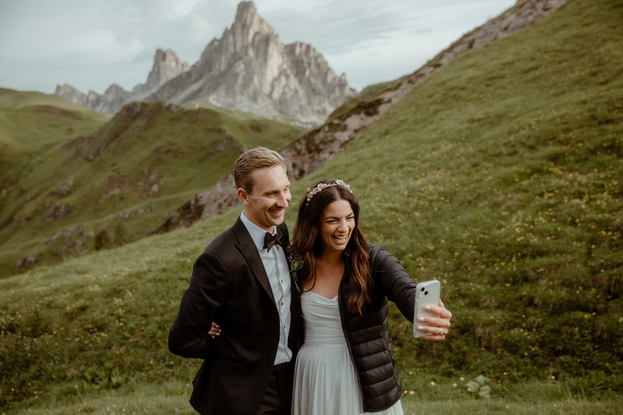 Elopement in the middle of Dolomites. Iceland elopement photo and video | Nikolaichik Photo