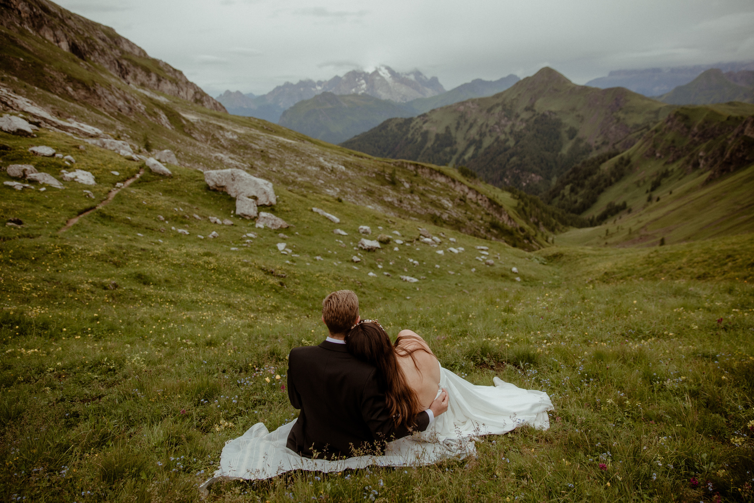 Elopement in the middle of Dolomites. Iceland elopement photo and video | Nikolaichik Photo