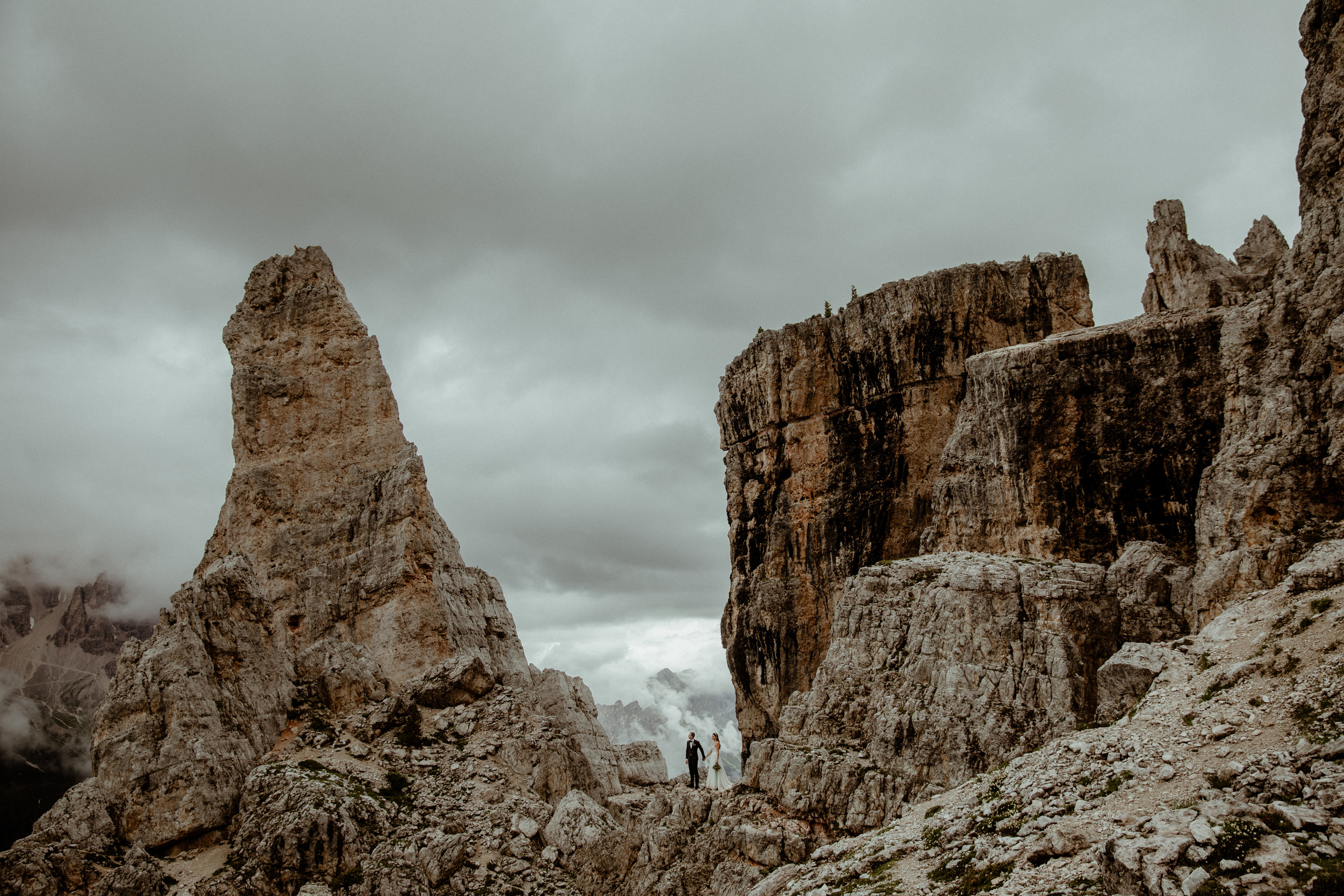 Elopement in the middle of Dolomites. Iceland elopement photo and video | Nikolaichik Photo