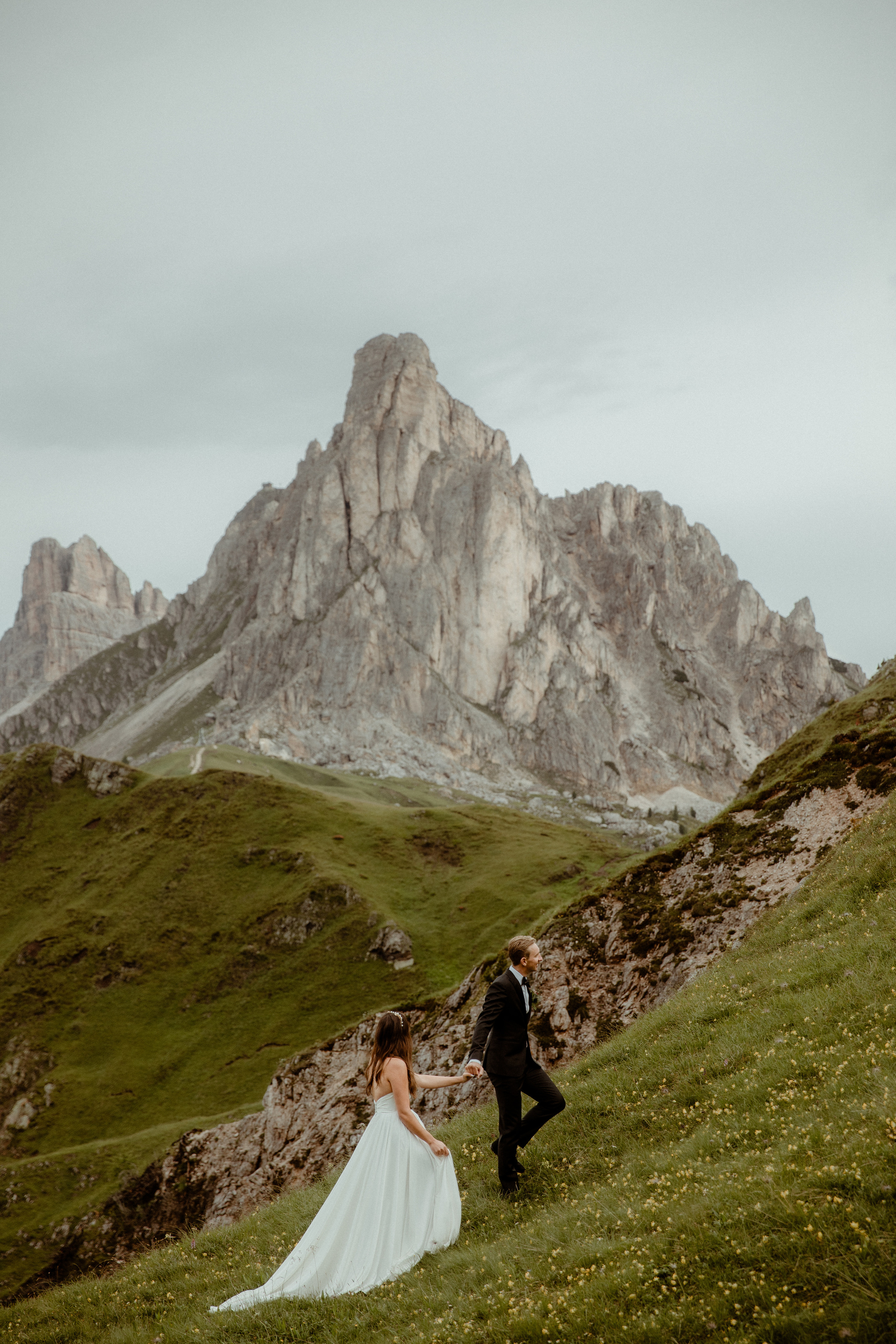 Elopement in the middle of Dolomites. Iceland elopement photo and video | Nikolaichik Photo