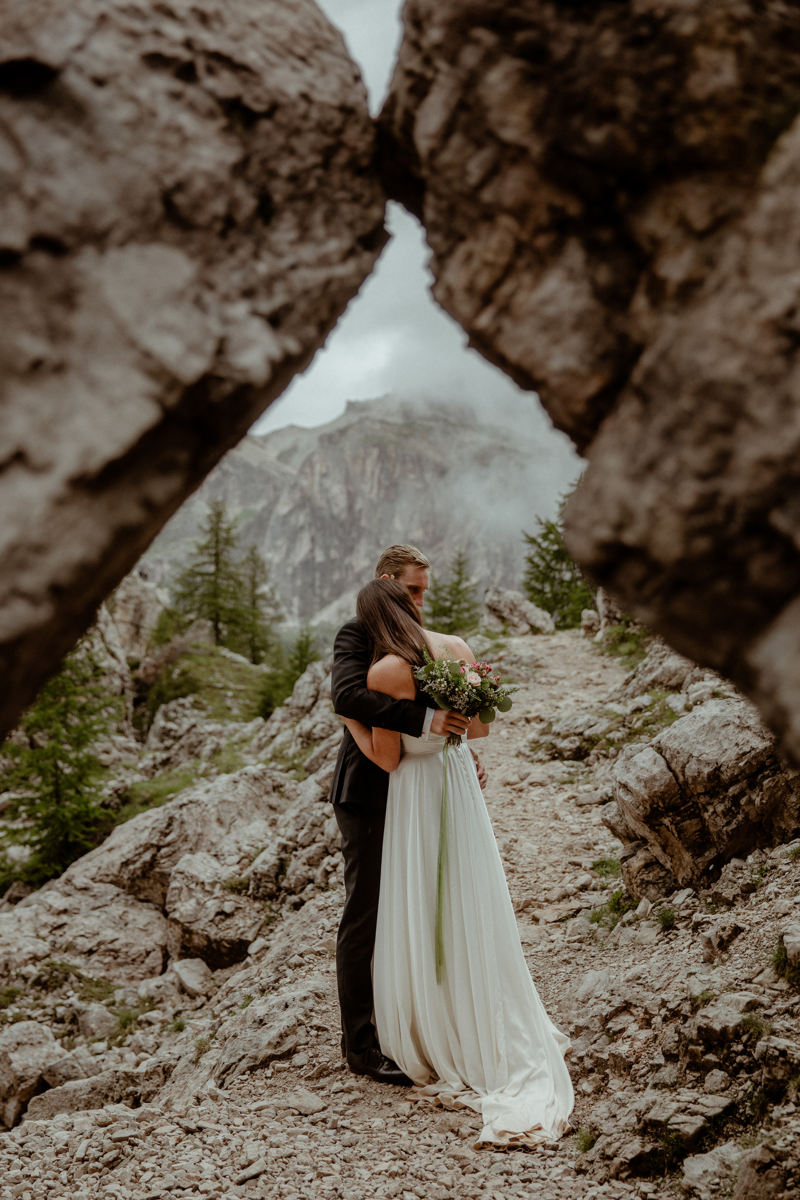 Elopement in the middle of Dolomites. Iceland elopement photo and video | Nikolaichik Photo