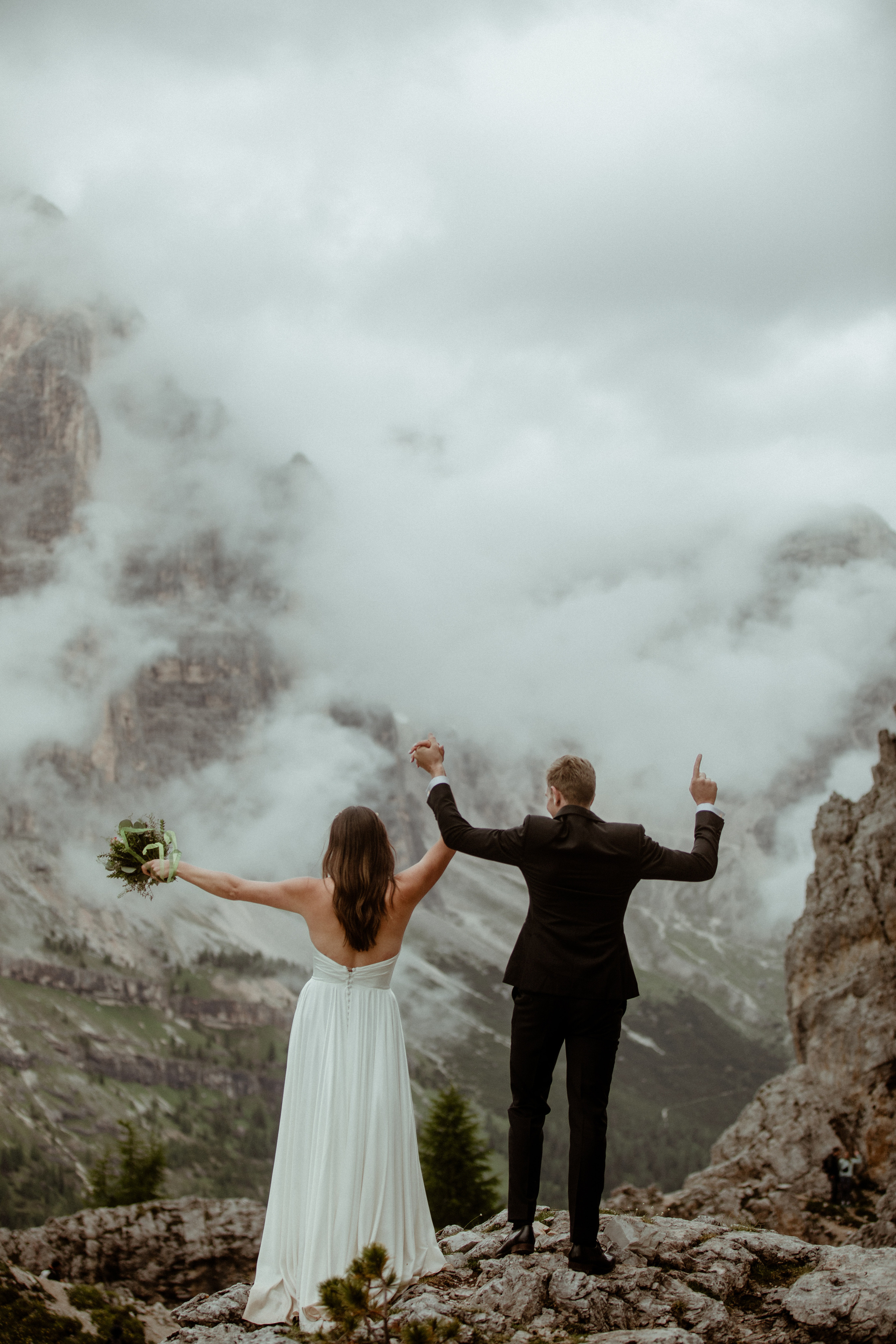 Elopement in the middle of Dolomites. Iceland elopement photo and video | Nikolaichik Photo