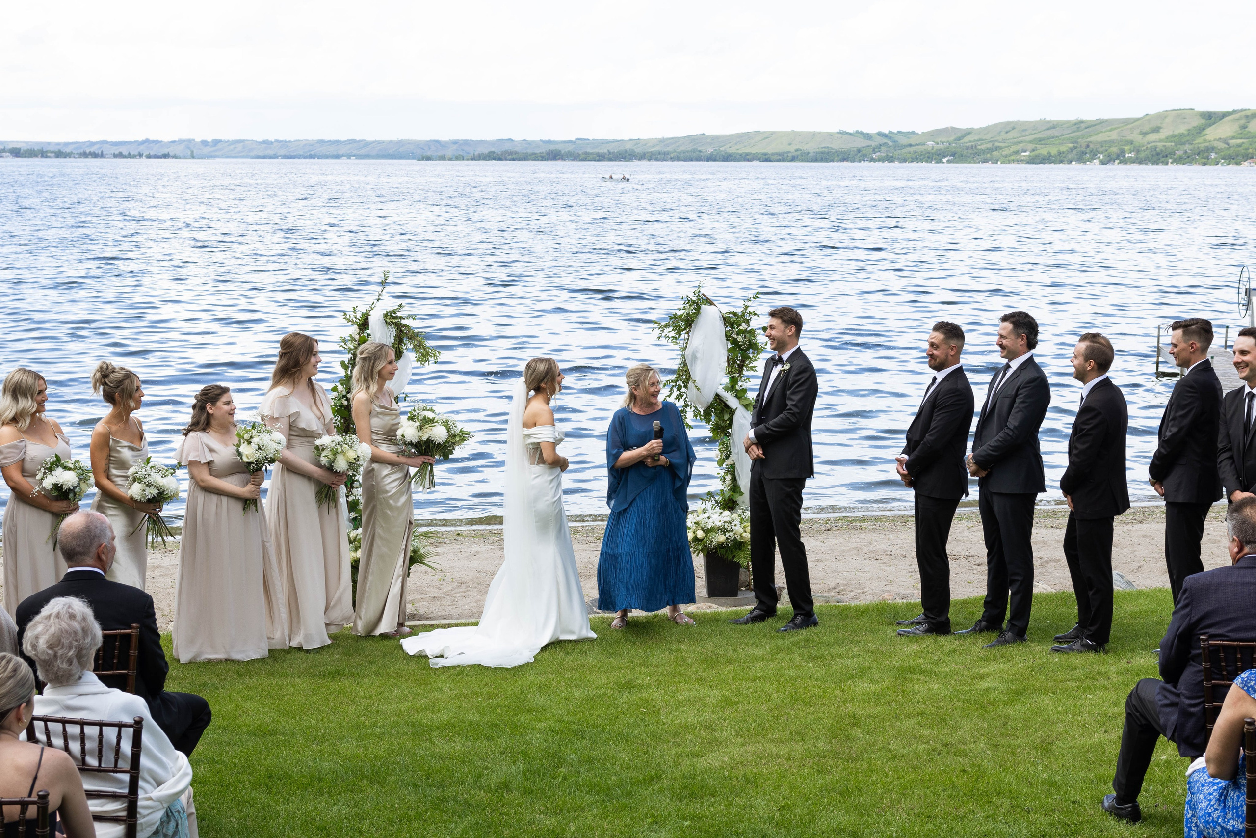 Beautiful Lakeside Wedding Photography. Wedding photography and videography in Regina, Saskatchewan