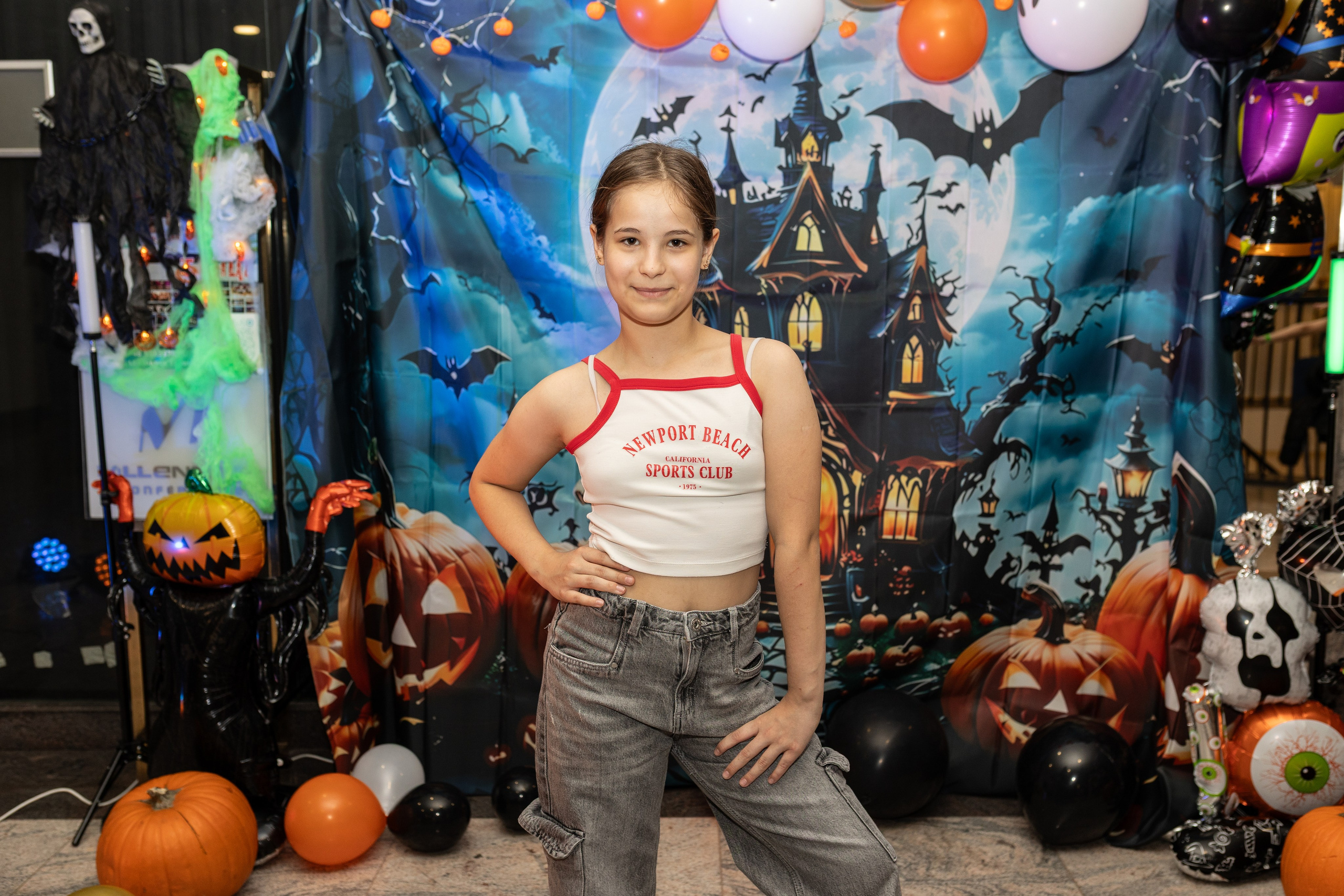 Leo dance studio Helloween 2025. Семейный и детский фотограф в Варшаве Мила Бобровская