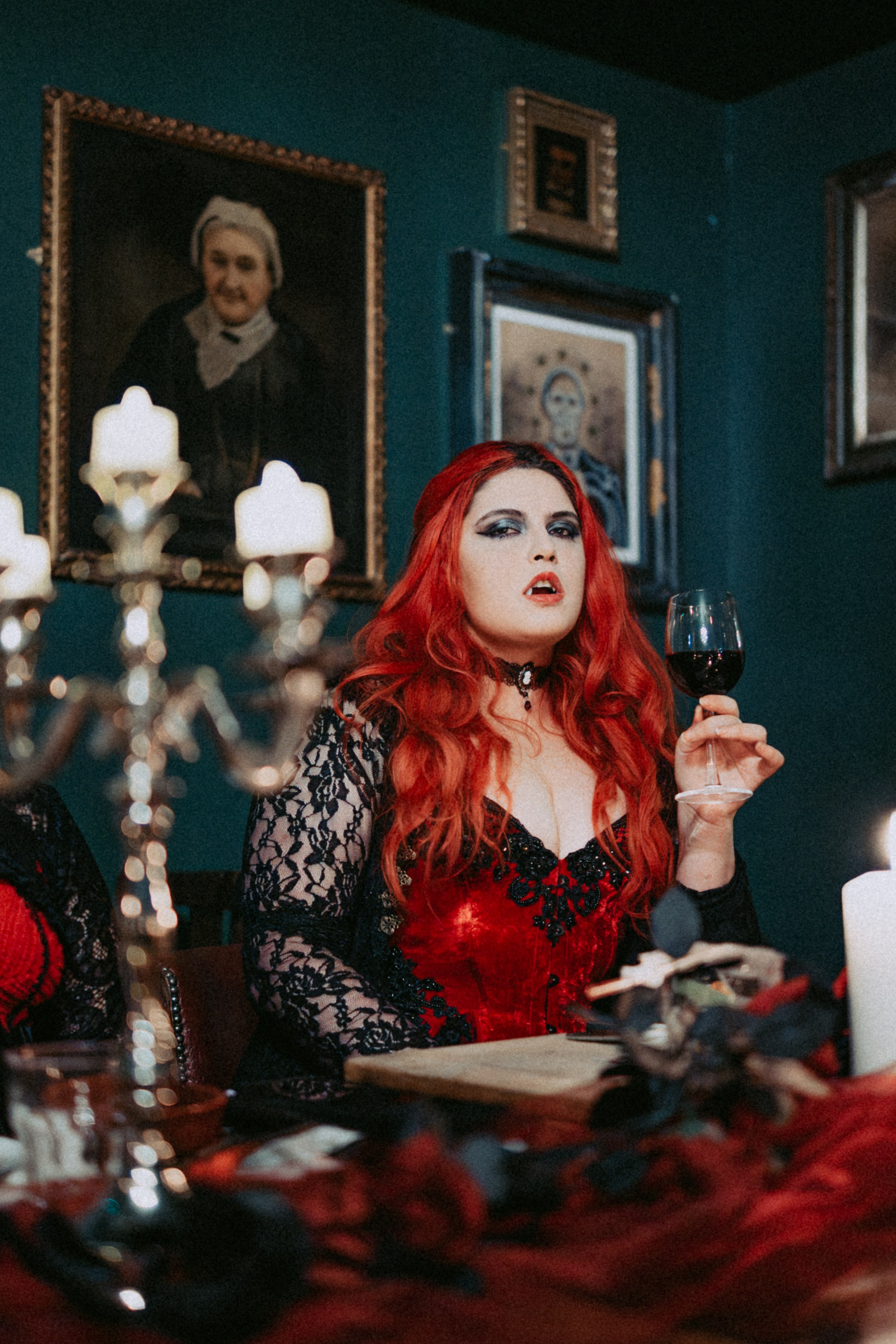 Vampire’s Dinner — Halloween Event Photography for “Gathered Realms”. Moth & Moss Photography