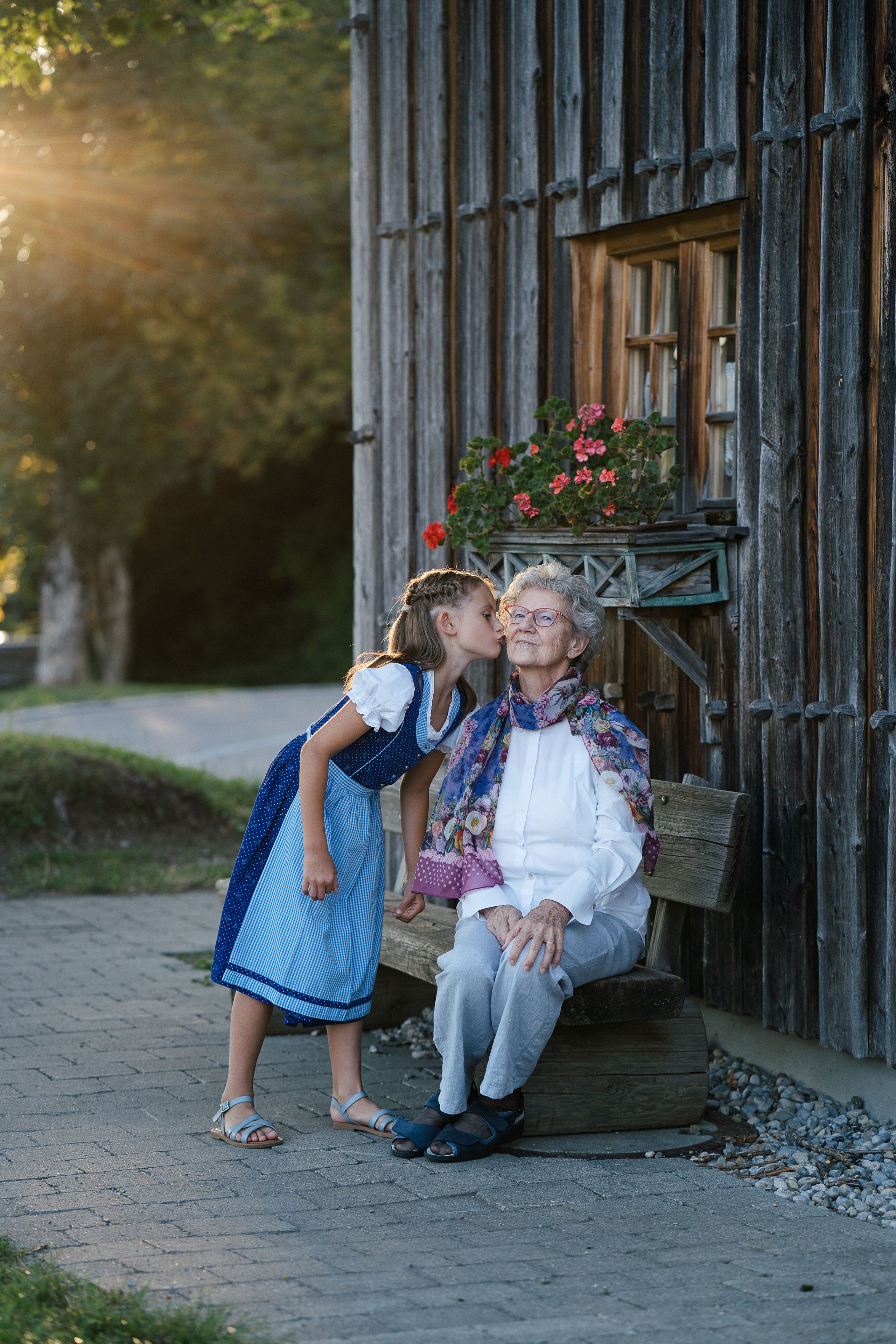 С бабушкой и дедушкой. Семейный, детский и женский фотограф в Германии, Трире
