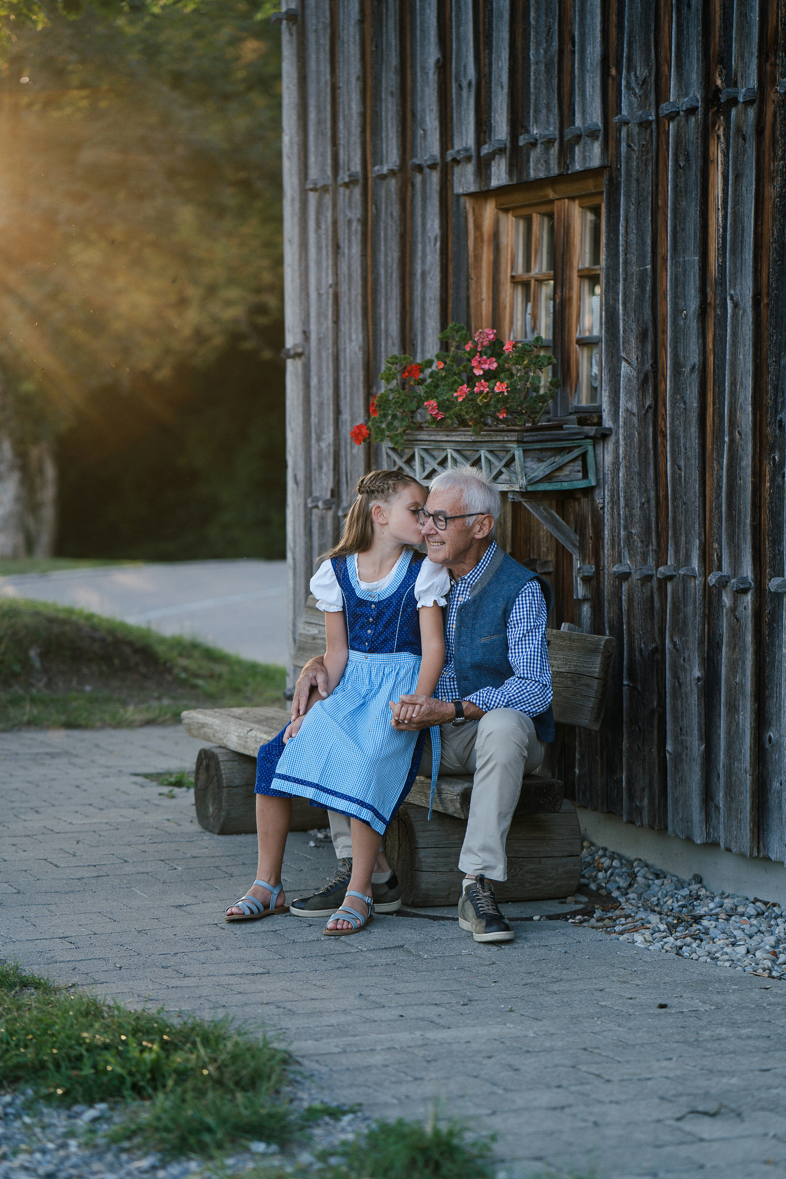 С бабушкой и дедушкой. Семейный, детский и женский фотограф в Германии, Трире
