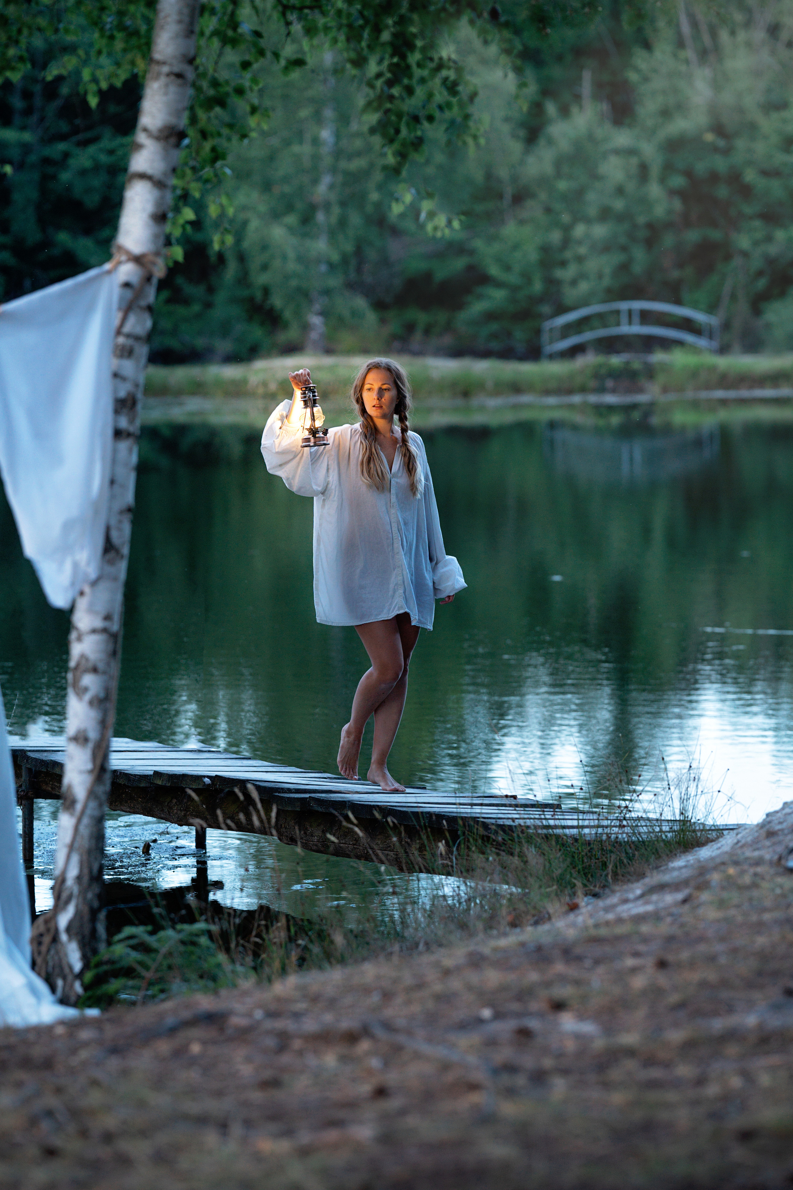 Laudry at the lake. Family, Lifestyle and Portrait photograher in Trier, Germany