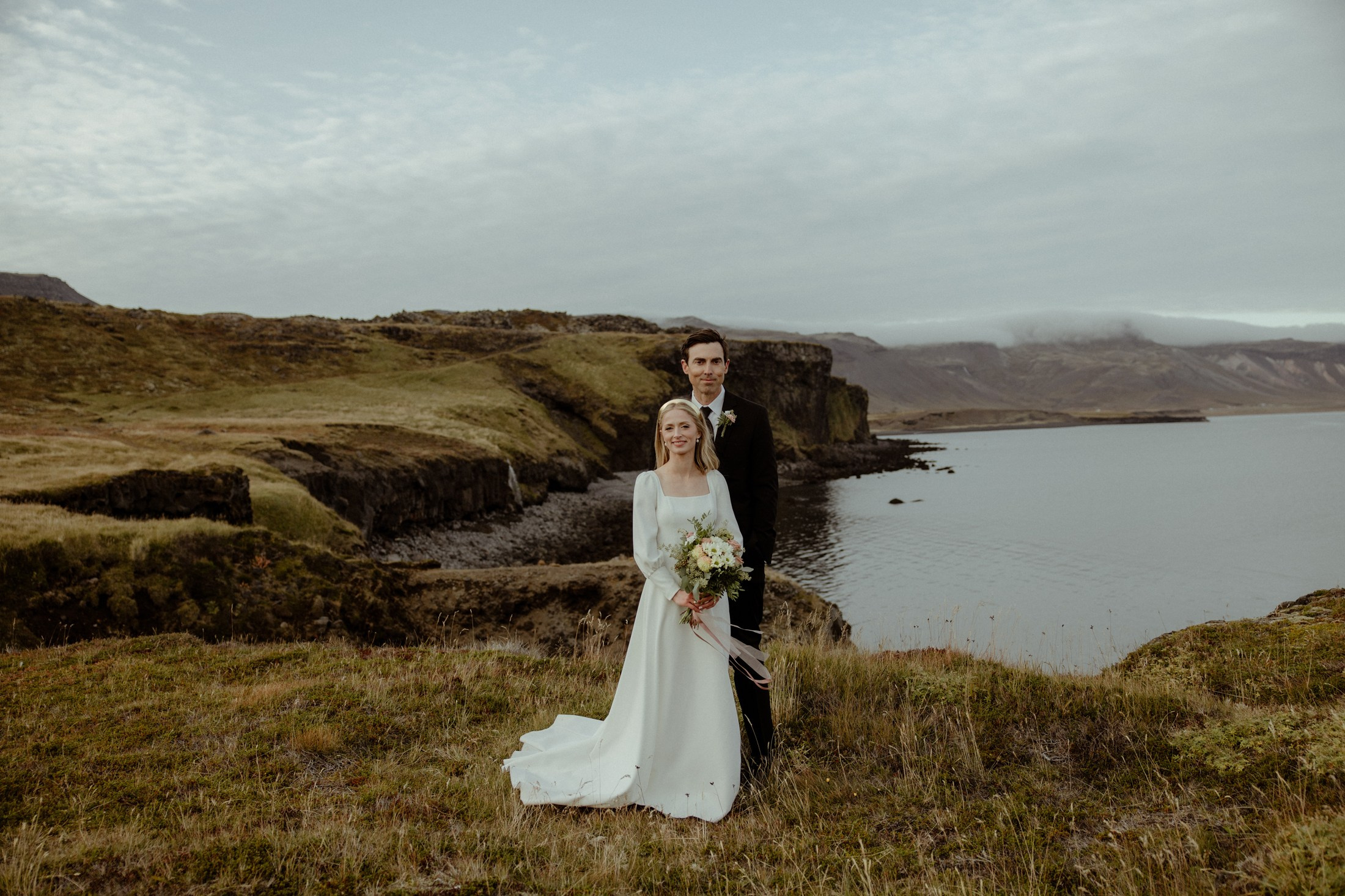Iceland elopement at Budir Black Church | Snæfellsnes wedding by Iceland elopement photographer & videographer. Iceland elopement photographer & videographer