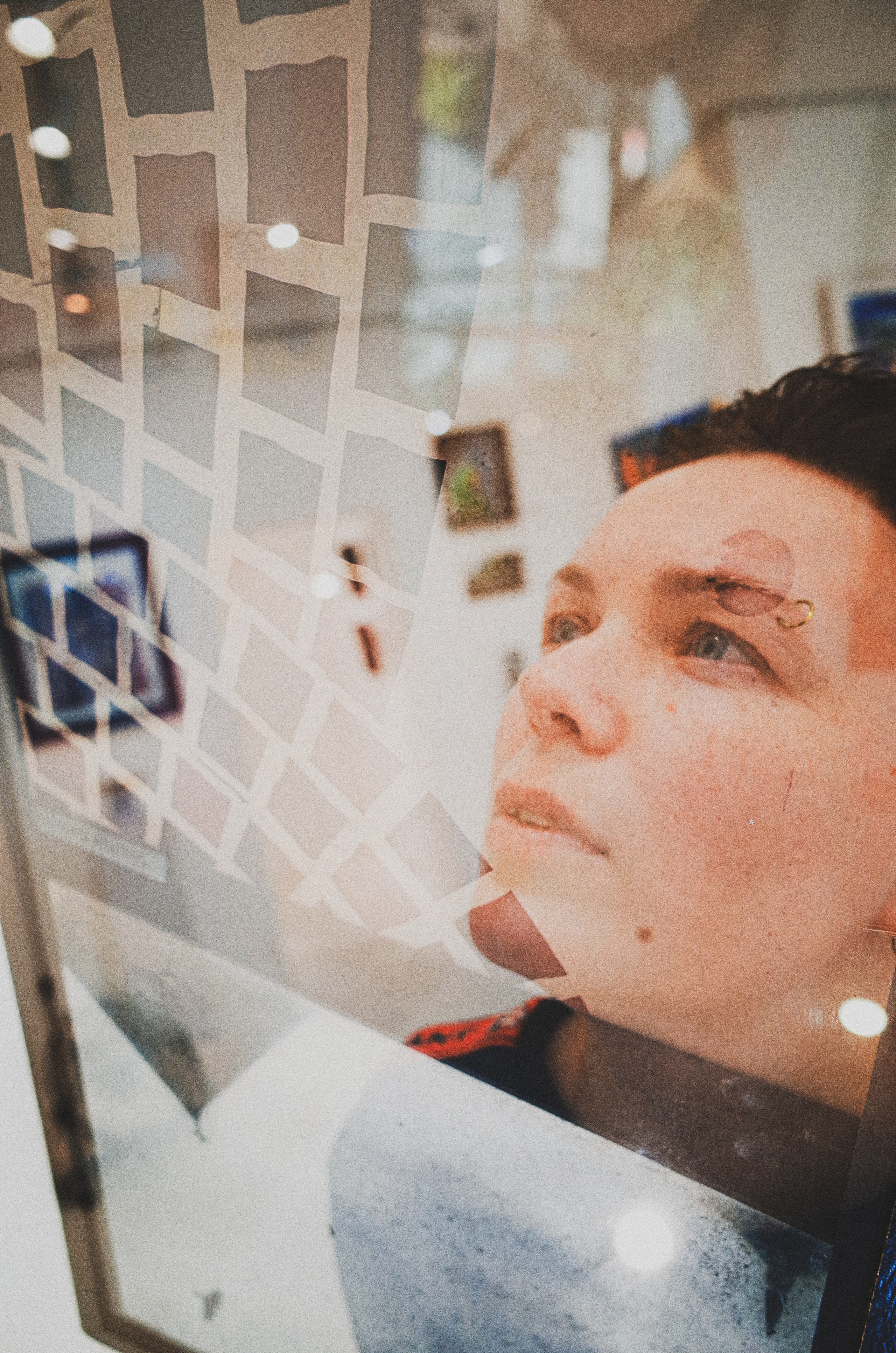 Art Touch performance. Victoria Dini. Art photography in London / Folkestone, UK