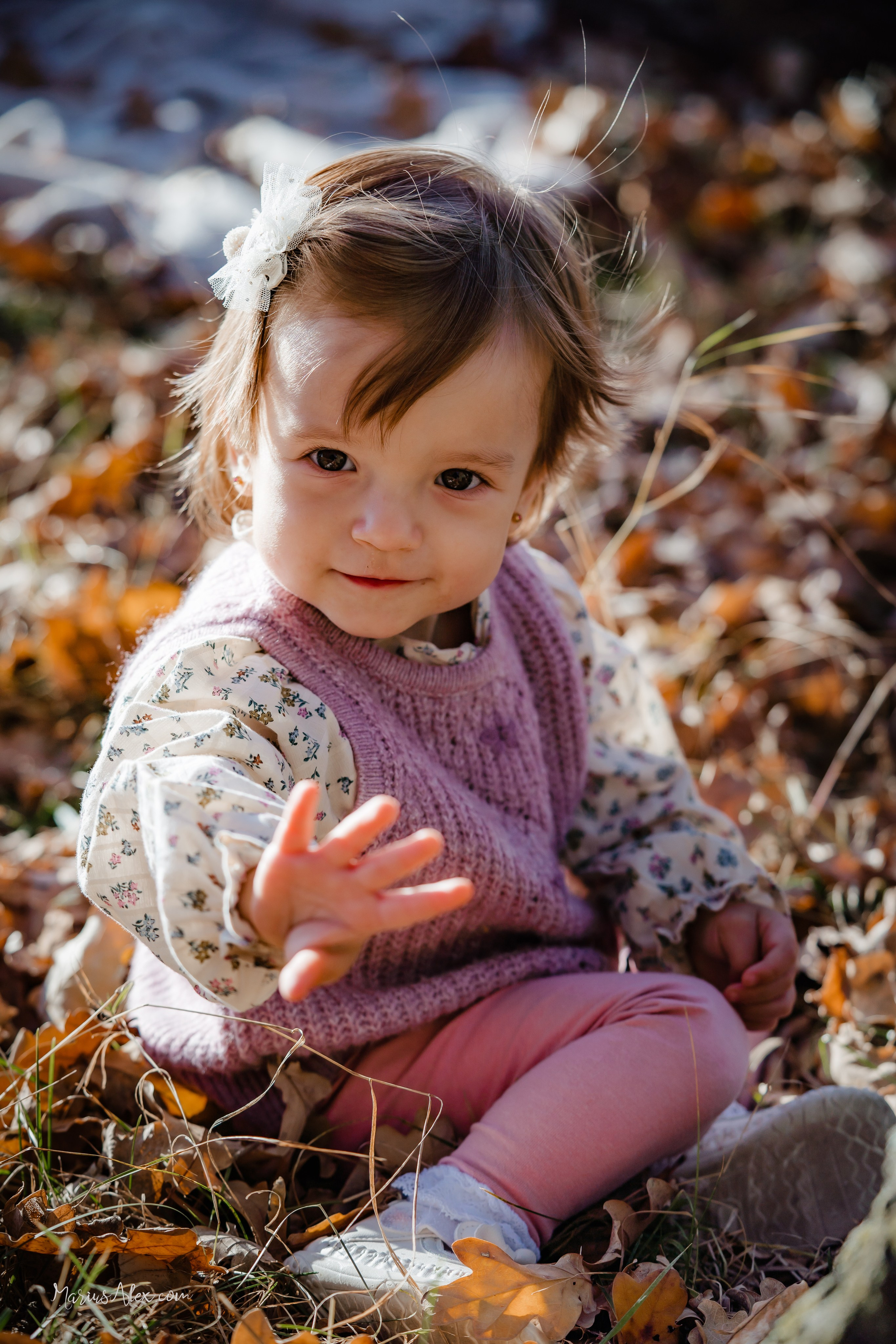 Sofia - Soare si frunze🍁🍁🍁. Marius Alex fotograf de eveniment si portret din Suceava
