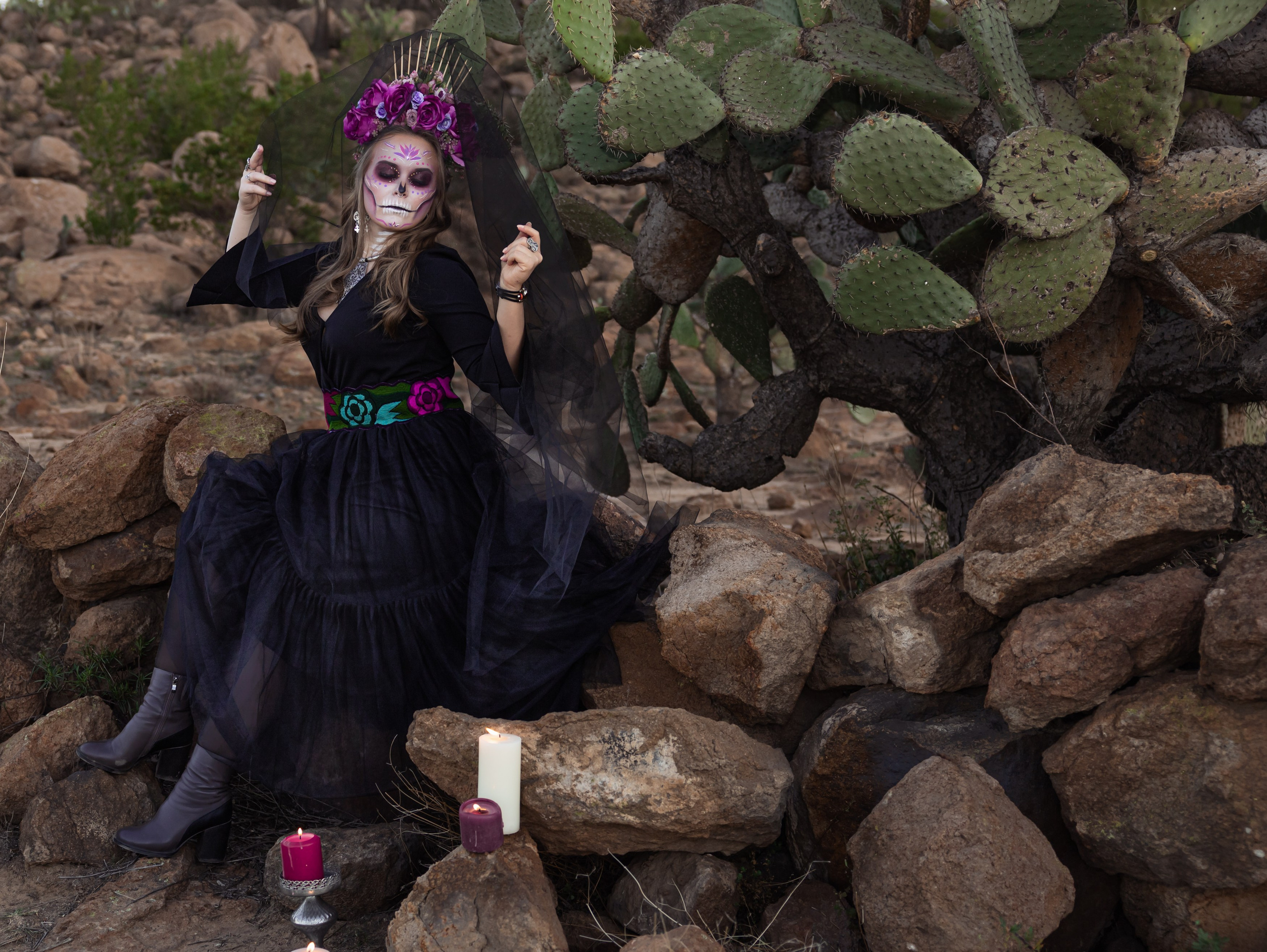 La Catrina | Solo Portrait. Lifestyle a rodinná fotografka v Pisku Oxana Telupilova