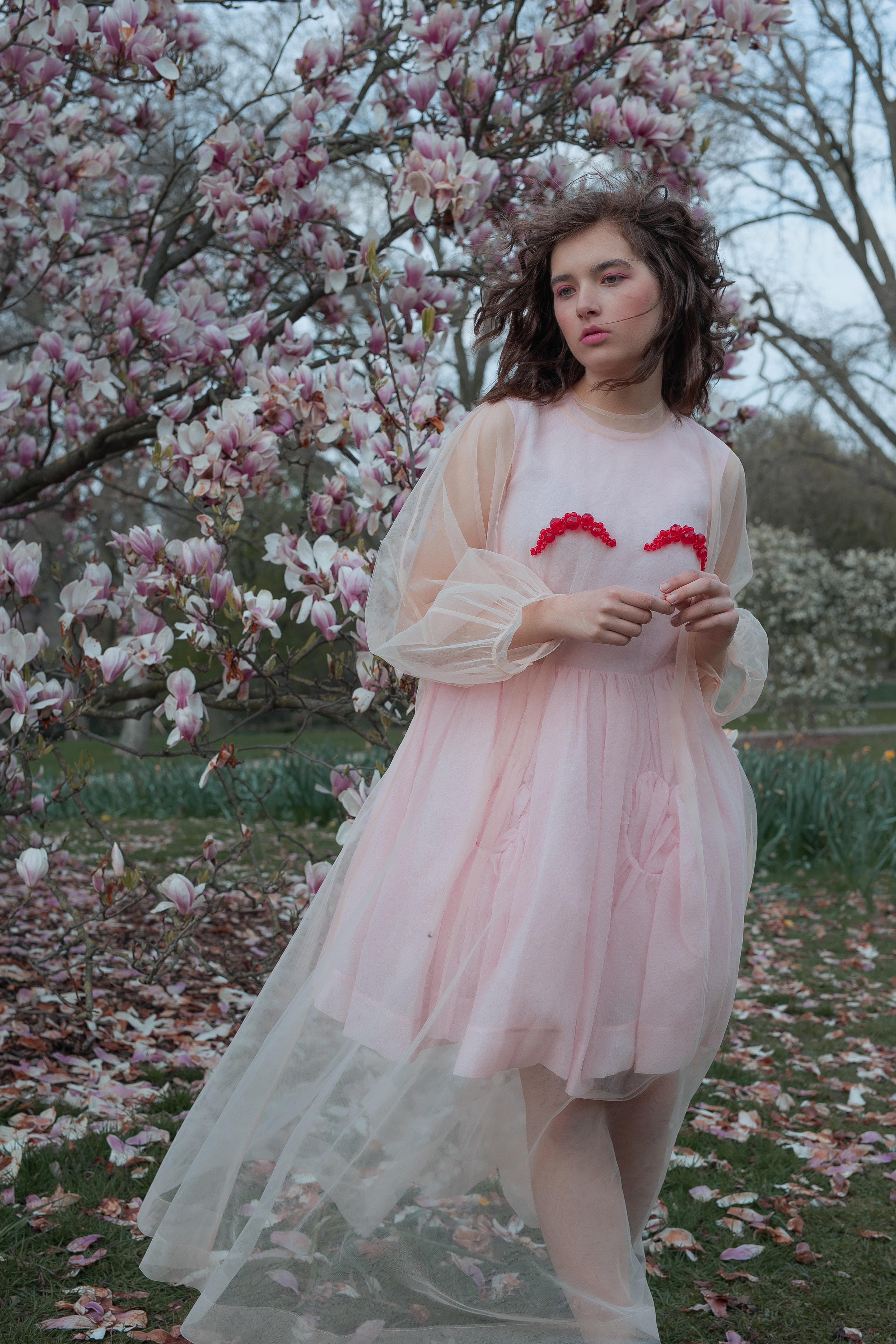 Fotoshootings unter Magnolien. Familien & Hochzeitfotografin Nadja Holzmann