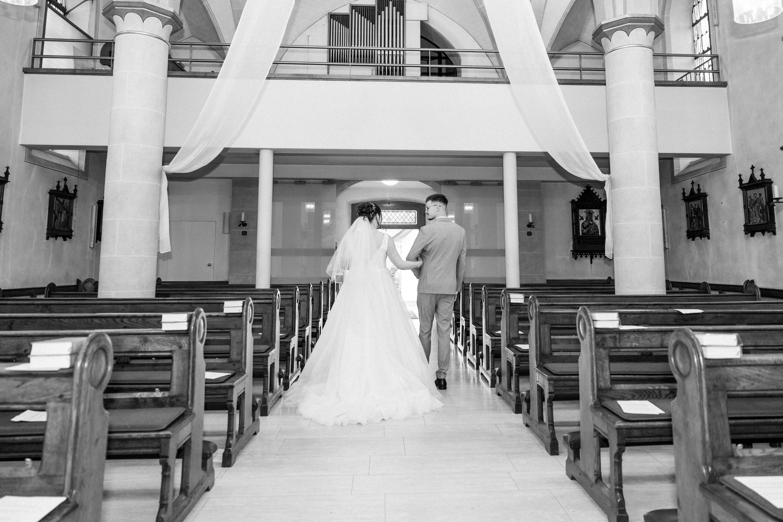 Kirchliche Trauung. Hochzeitfotograf in Bielefeld