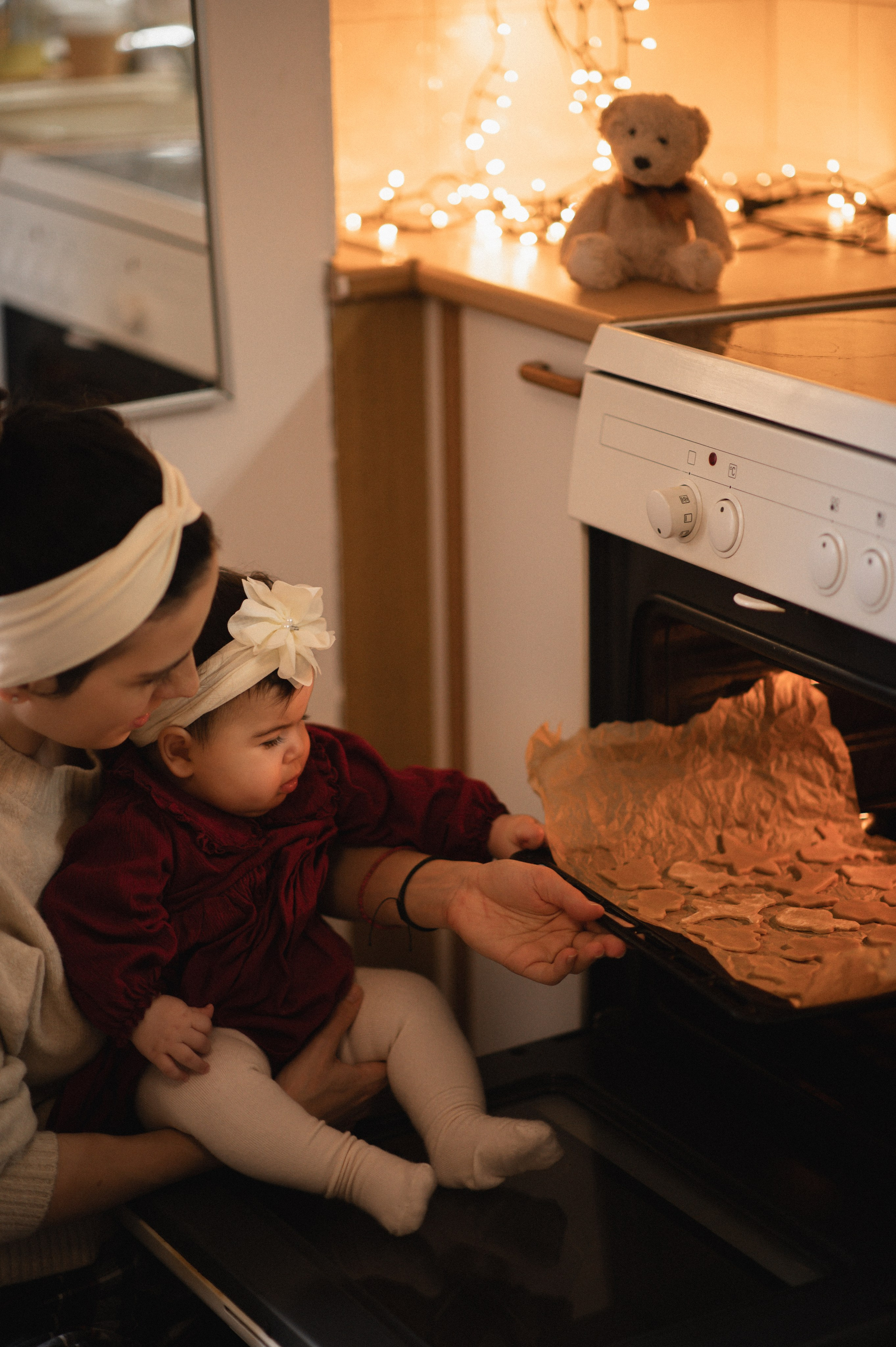 First Christmas. Family, children, portrait, and event photography in Thessaloniki