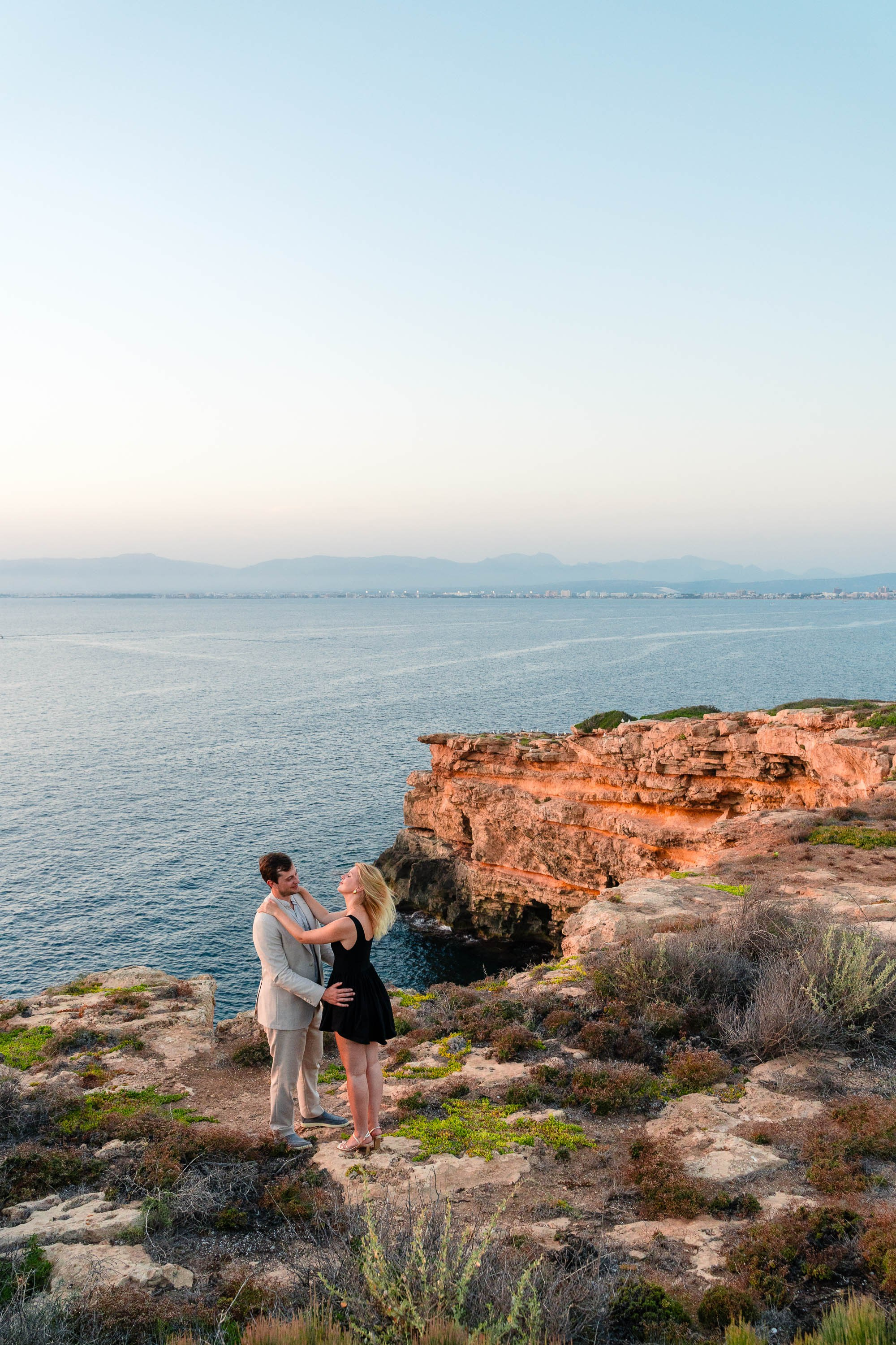 Perfect Marriage Proposal at Cap Rocat Hotel. Mallorca Wedding, Corporate & Social Photographer