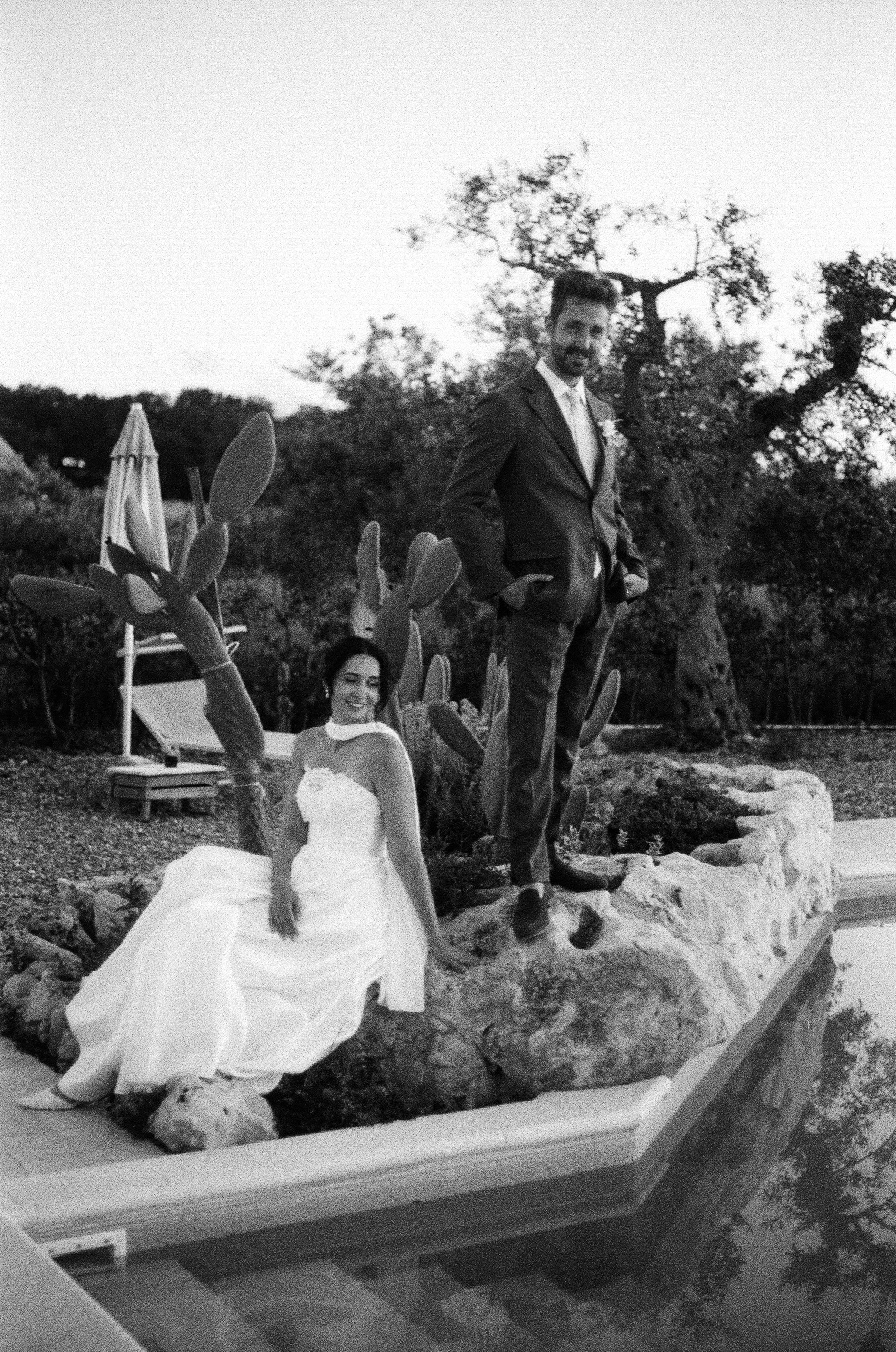 Stephanie & Christian film photos. Wedding photographer Italy