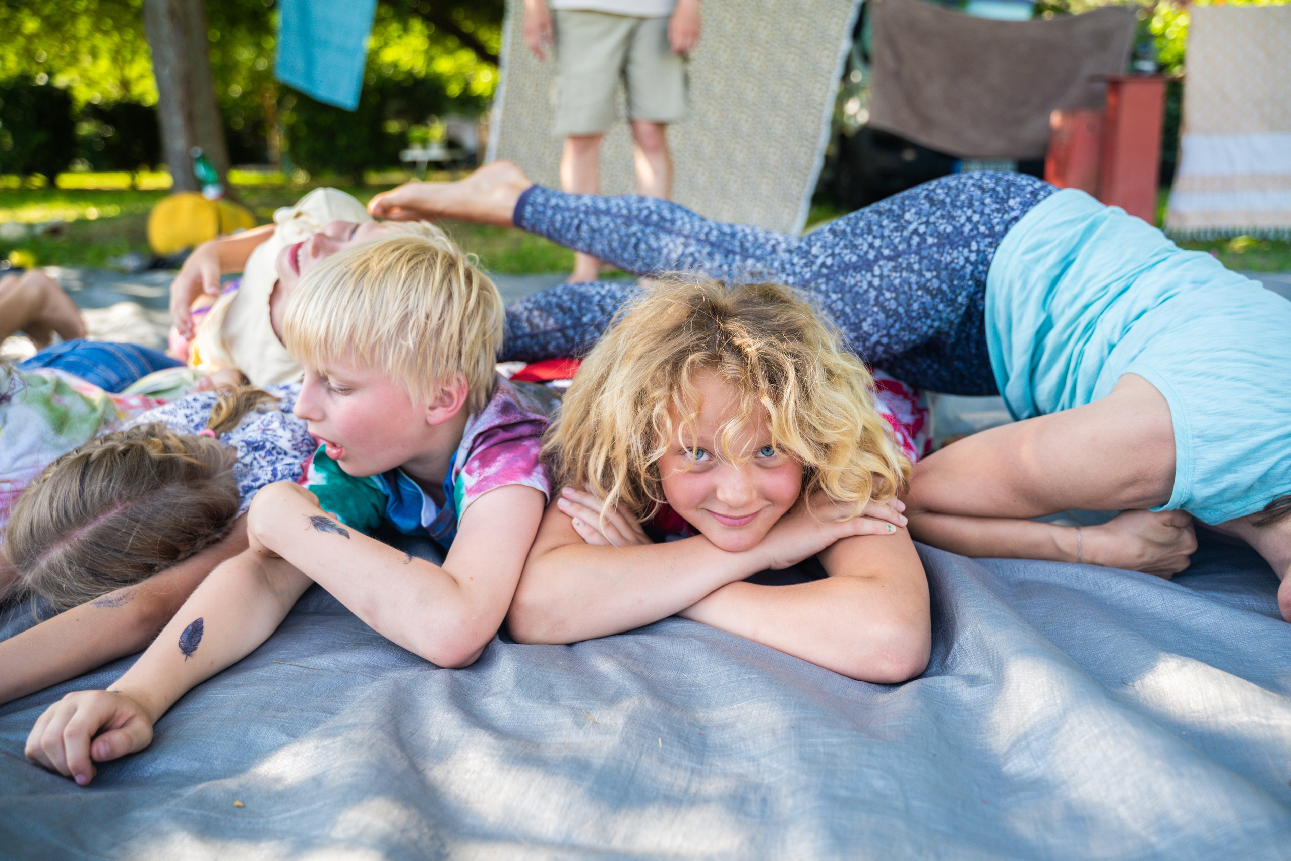 Детская игровая контактная импровизация. Семейные лагеря в Европе с Ниной Янечковой и Ириной Зиновьевой