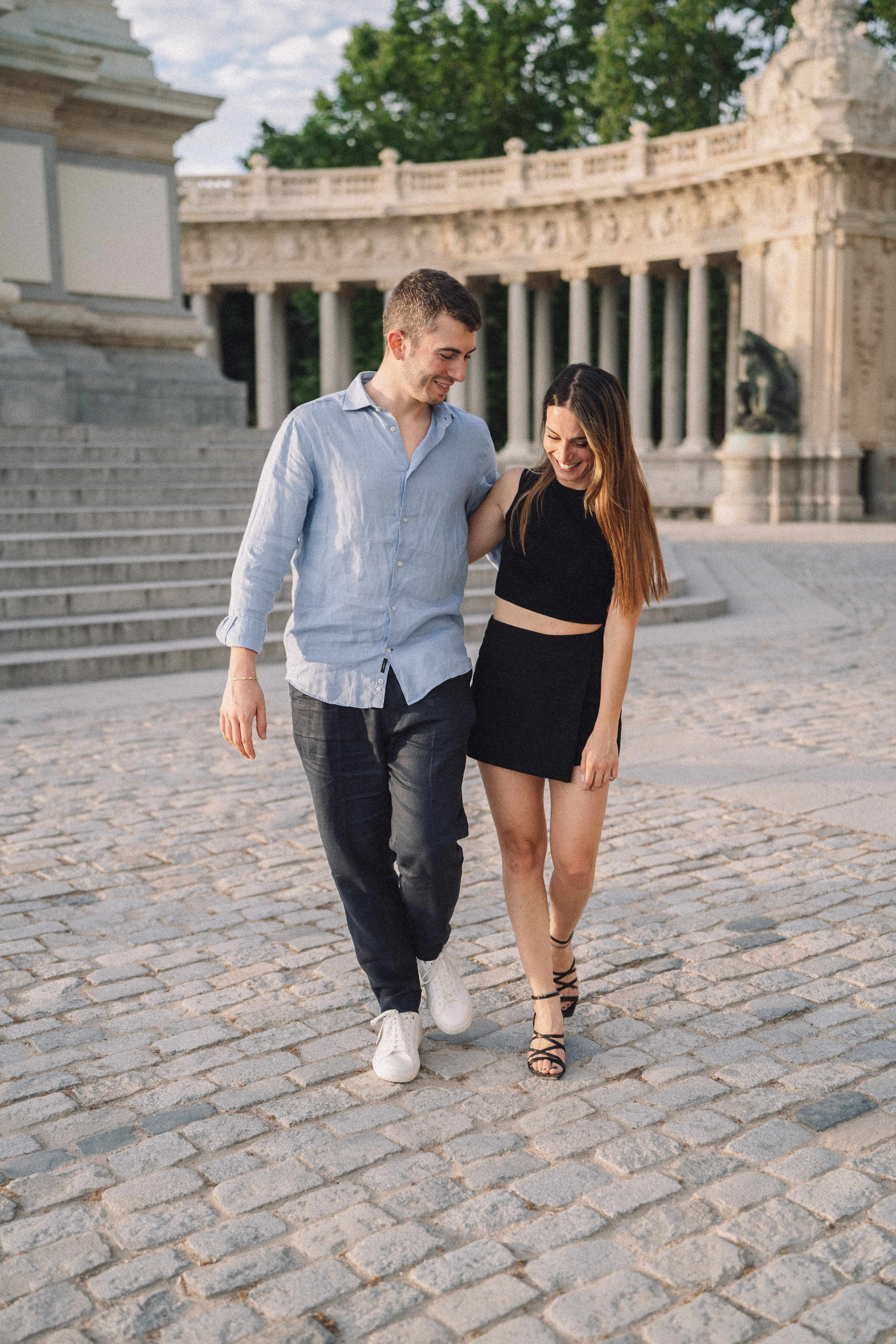 Sesiones de fotos de propuesta de matrimonio en Madrid. Fotógrafo en Madrid, España. Alyona Belyaninova