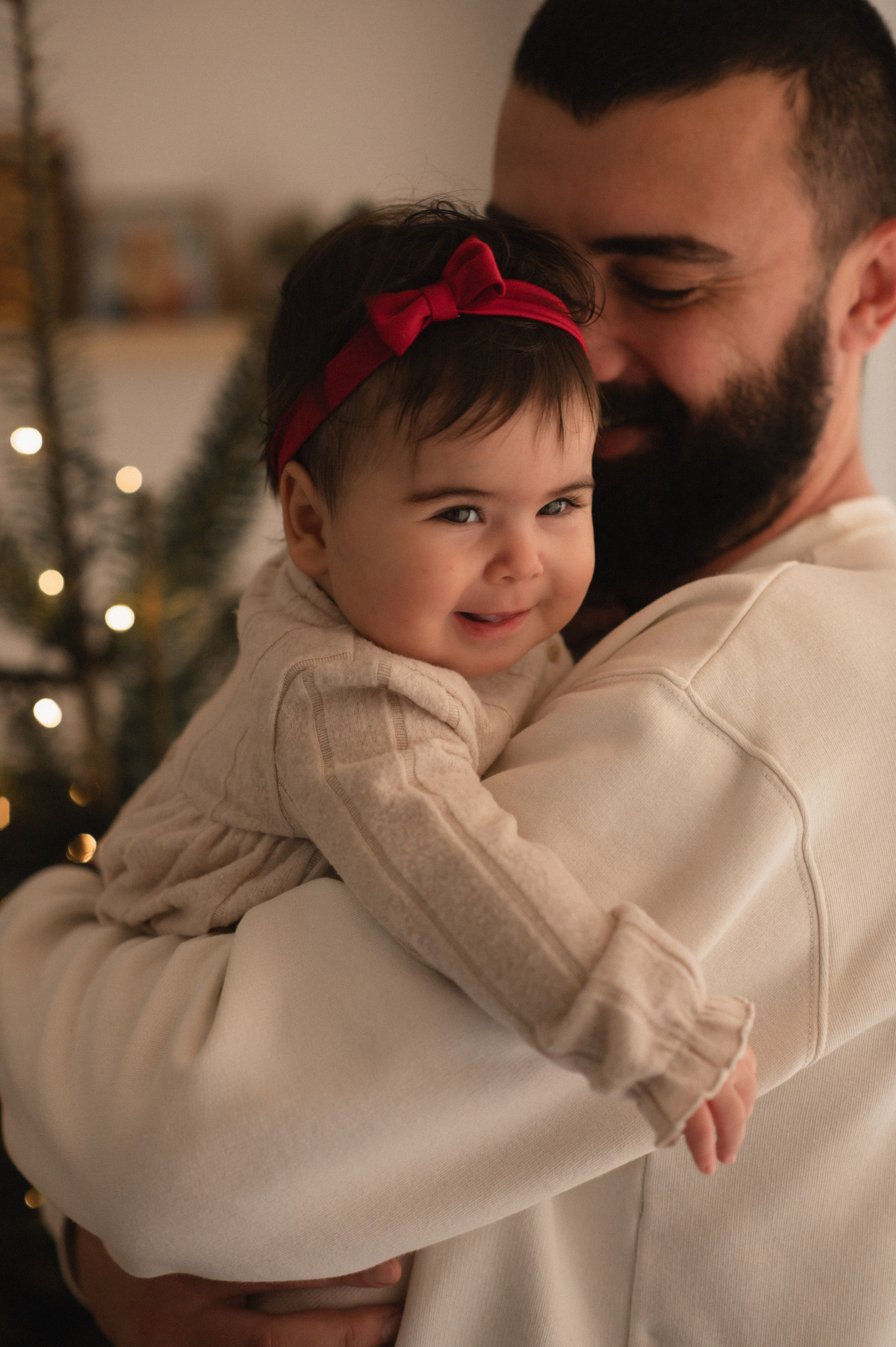 First Christmas. Family, children, portrait, and event photography in Thessaloniki