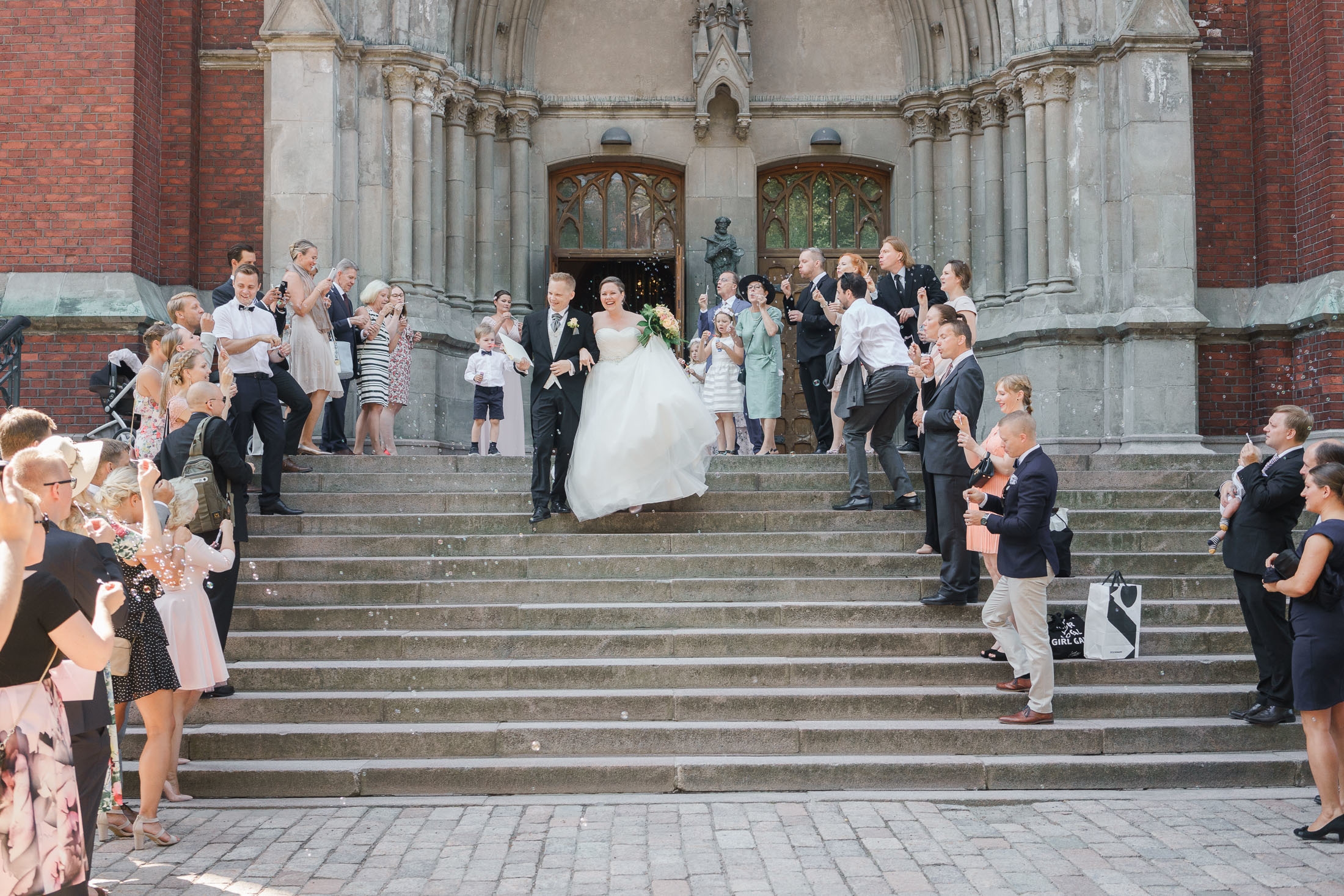 Hanna & Antti, Johanneksen kirkko, Käpylän työväentalo, hääkuvaaja Helsinki