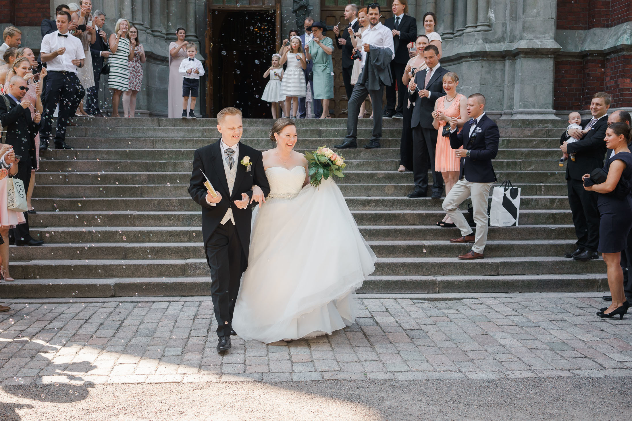 Hanna & Antti, Johanneksen kirkko, Käpylän työväentalo, hääkuvaaja Helsinki
