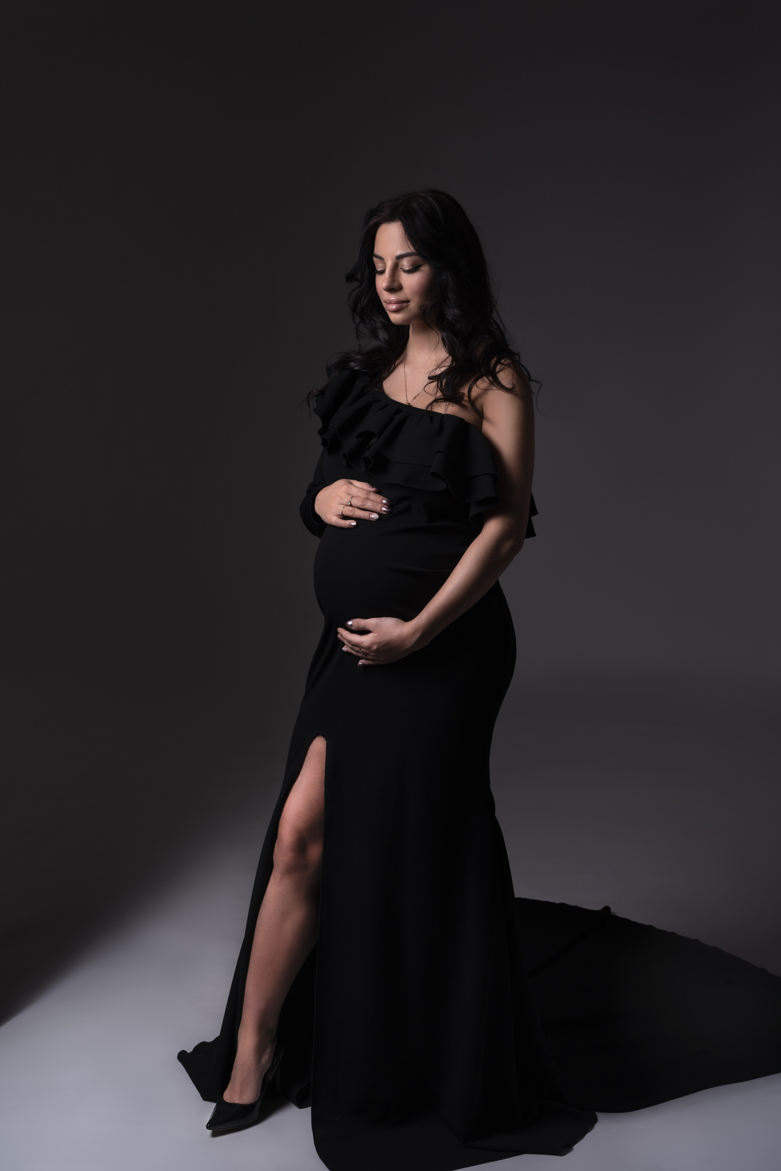 Sesja w stylu Vogue. Fotograf Łódź - sesja ciążowa, noworodkowa, dziecięca. Studio w Łodzi