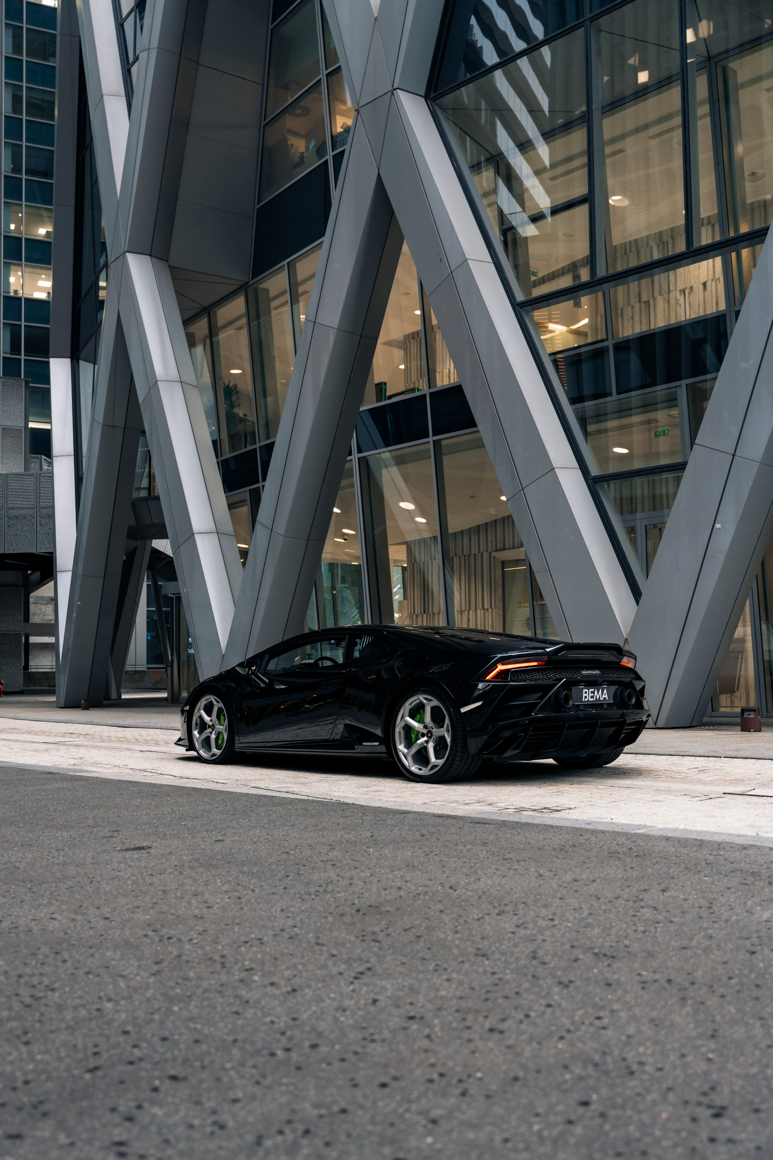 Lamborghini Huracan Evo. Photographe de voitures à Paris — Vitalii Motruk