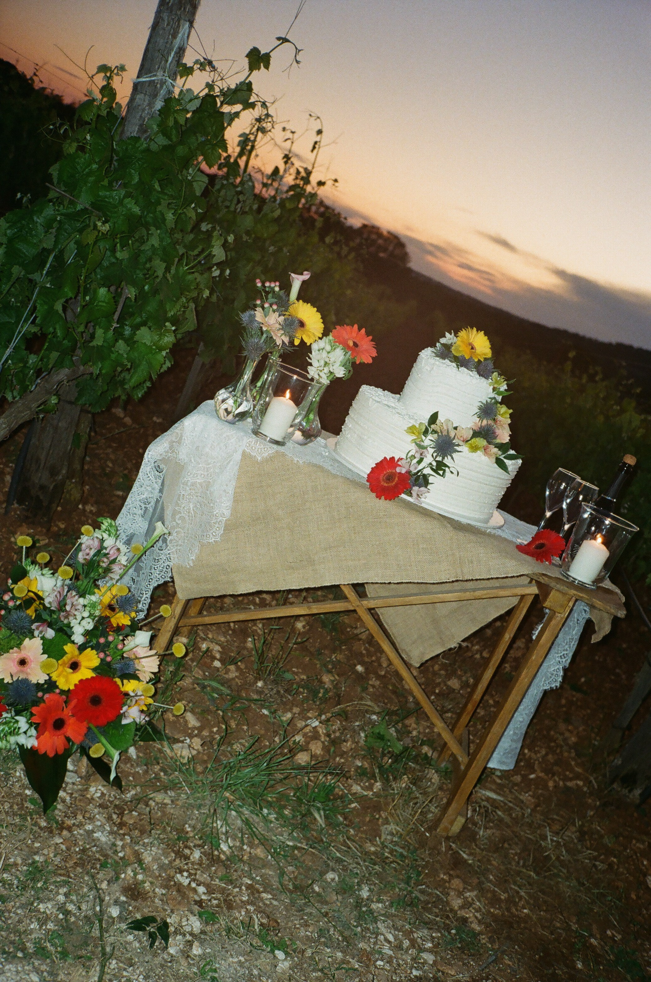 Stephanie & Christian film photos. Wedding photographer Italy