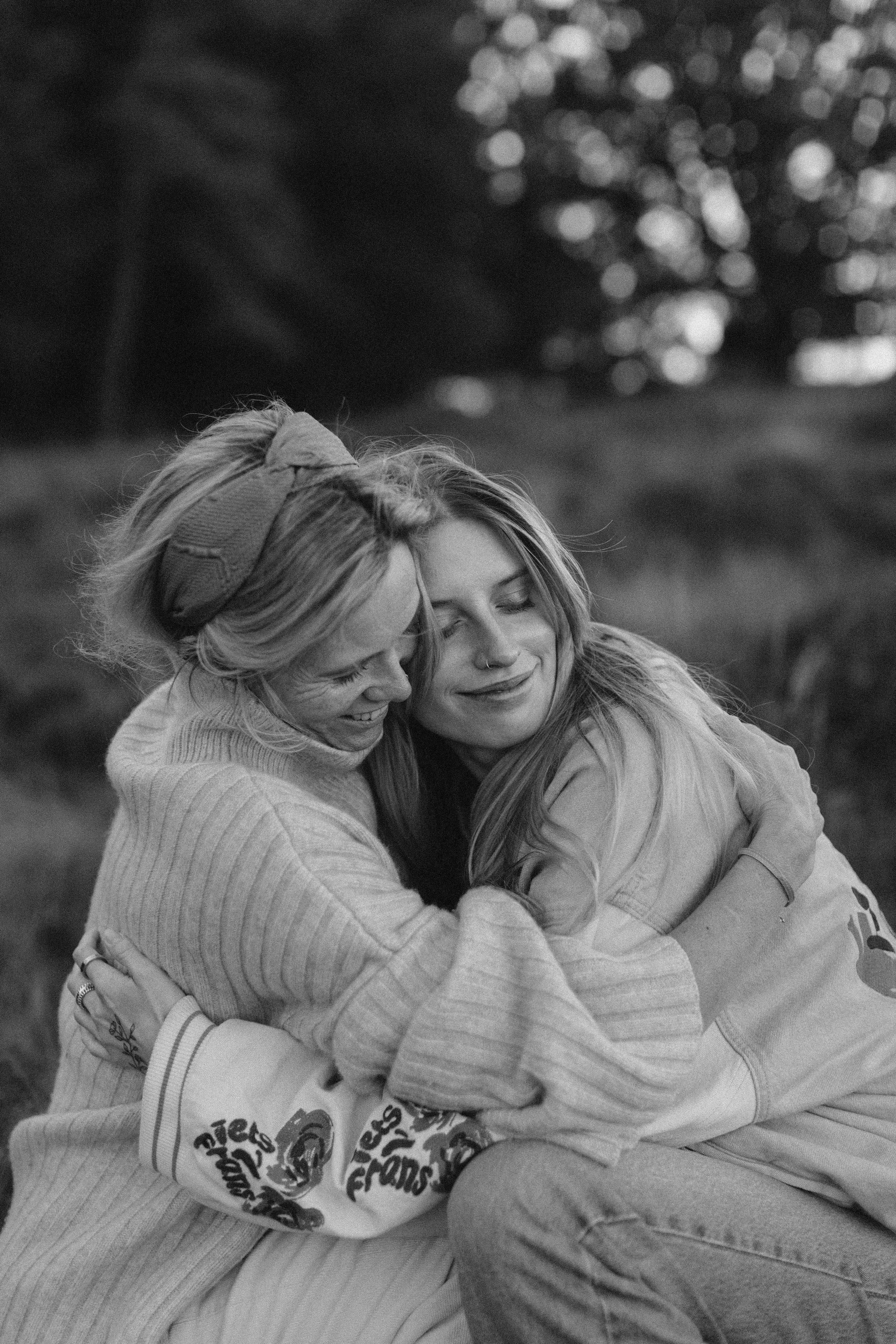 Family photoshoot in nature. True self