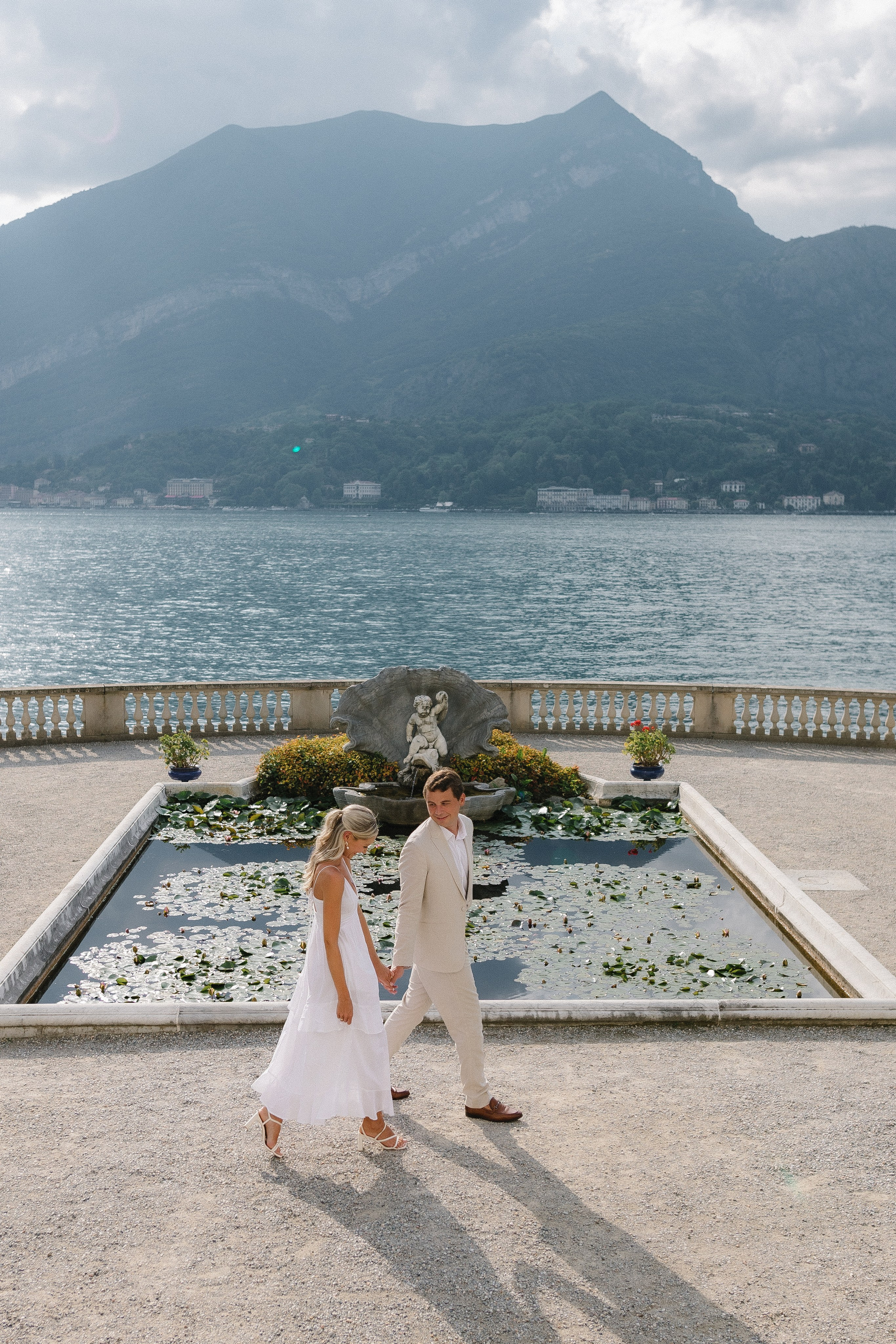 Lake Como Proposal | Villa Melzi Engagement Photography. Photographer in Italy Anna Linnik