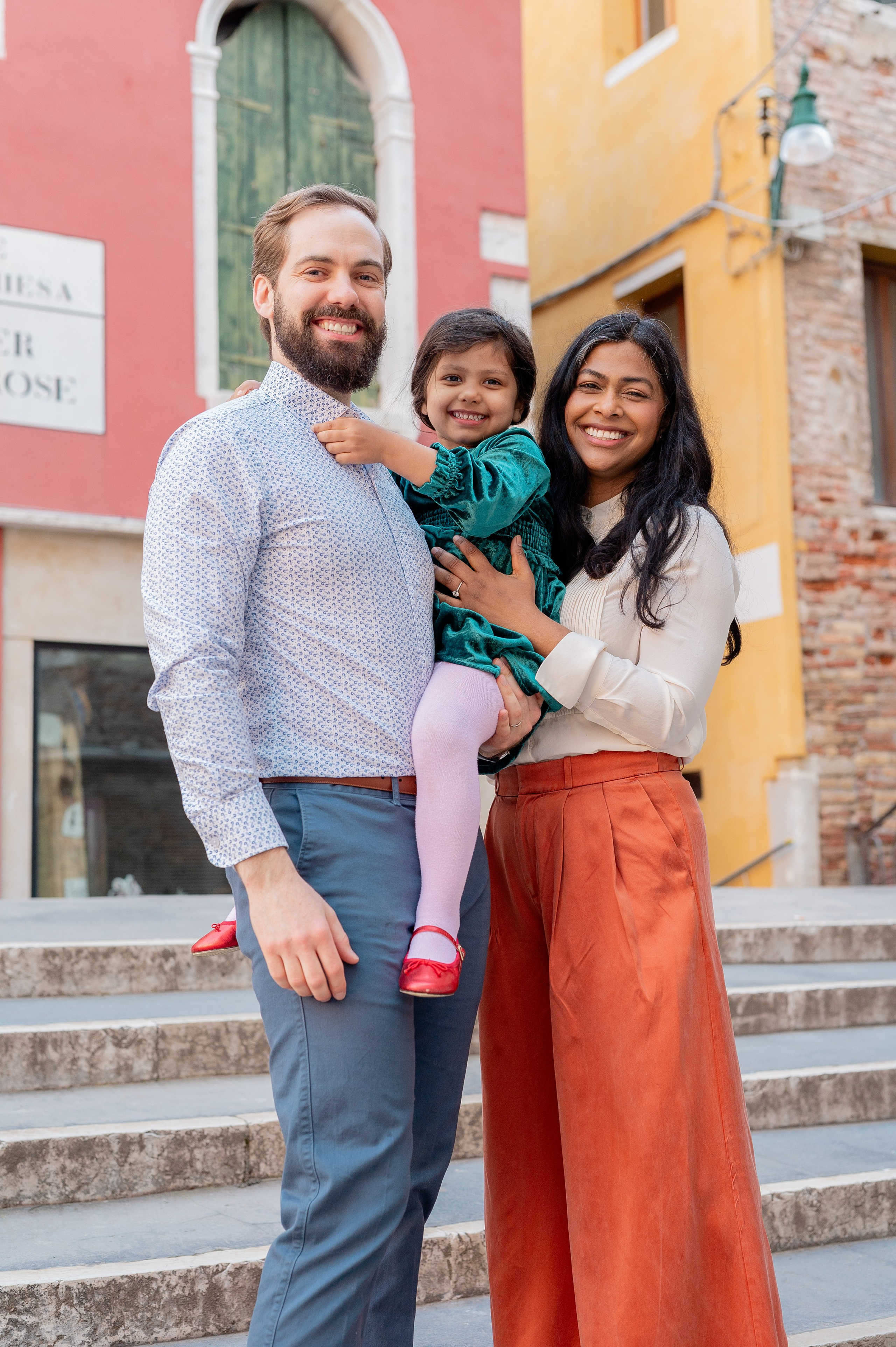 Family photoshoot in Venice. Photographer in Venice Anna Terzi