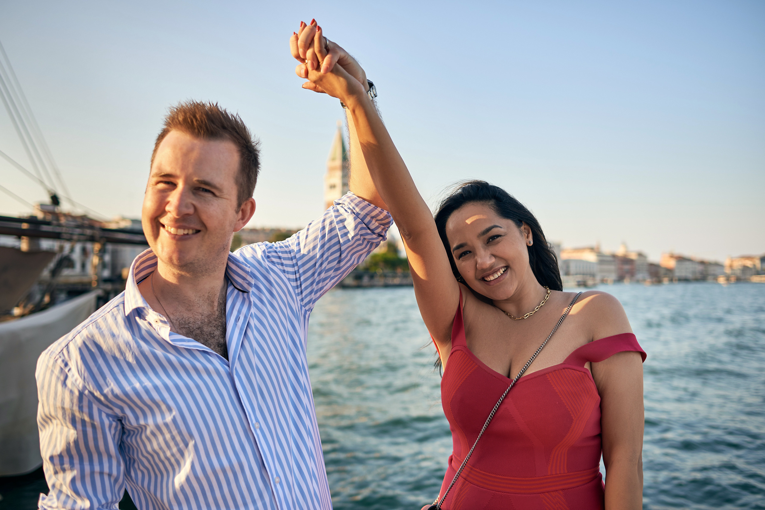 Anniversary photo shoot in Venice
