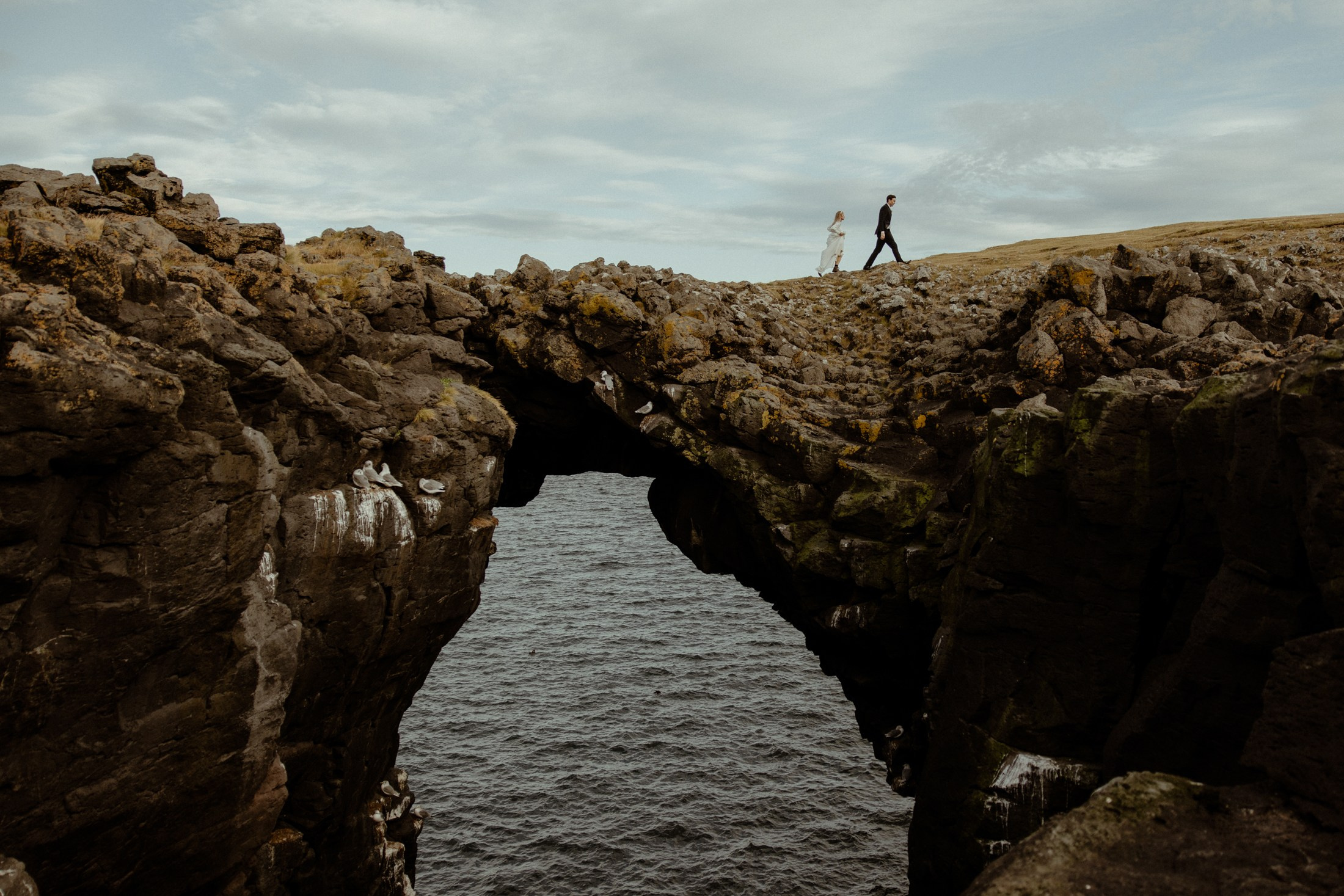 Iceland elopement at Budir Black Church | Snæfellsnes wedding by Iceland elopement photographer & videographer. Iceland elopement photographer & videographer