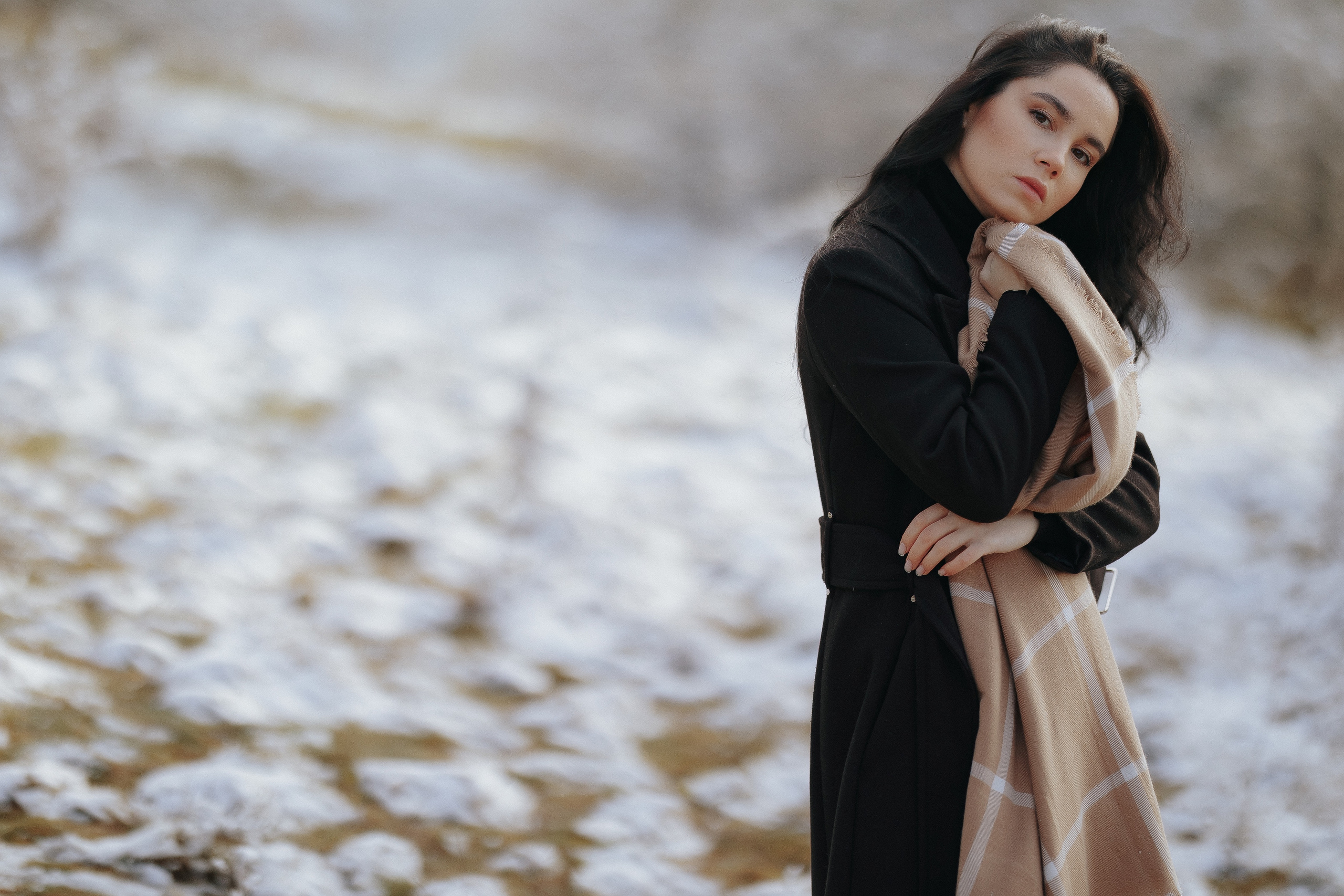 Winter-portrait. Duca Mihai-Fotograf