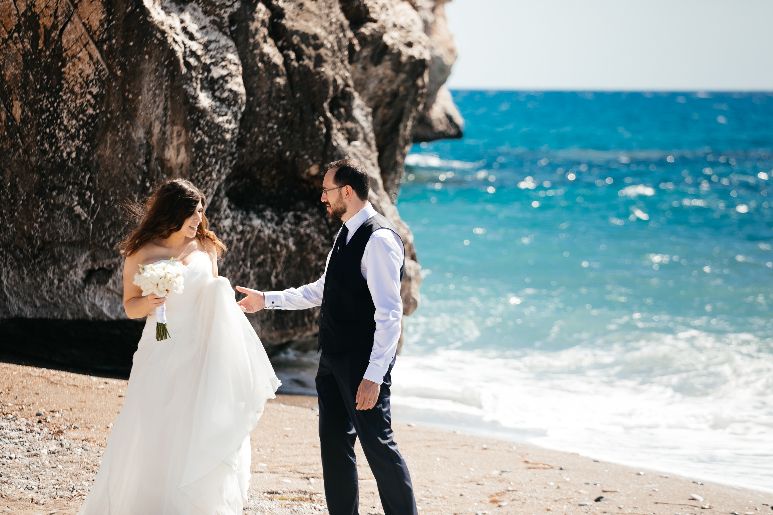 Свадебный фотограф камень Афродиты, Кипр