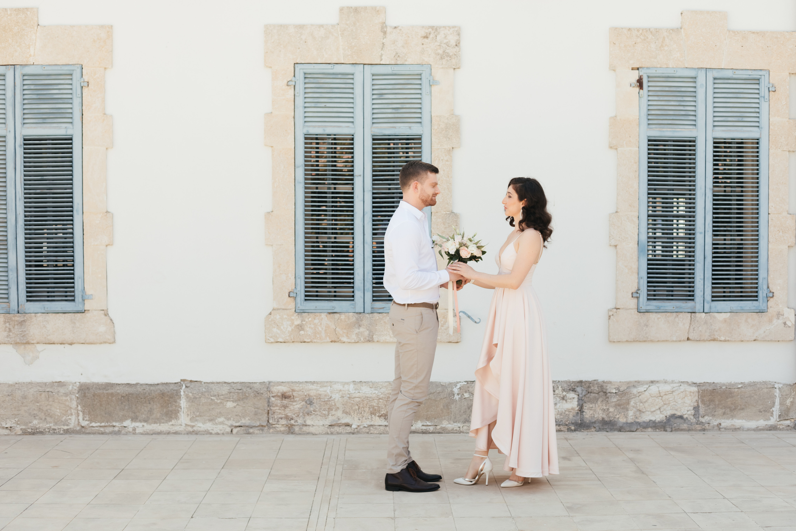 Wedding photoshoot in Larnaca municipality, Cyprus
