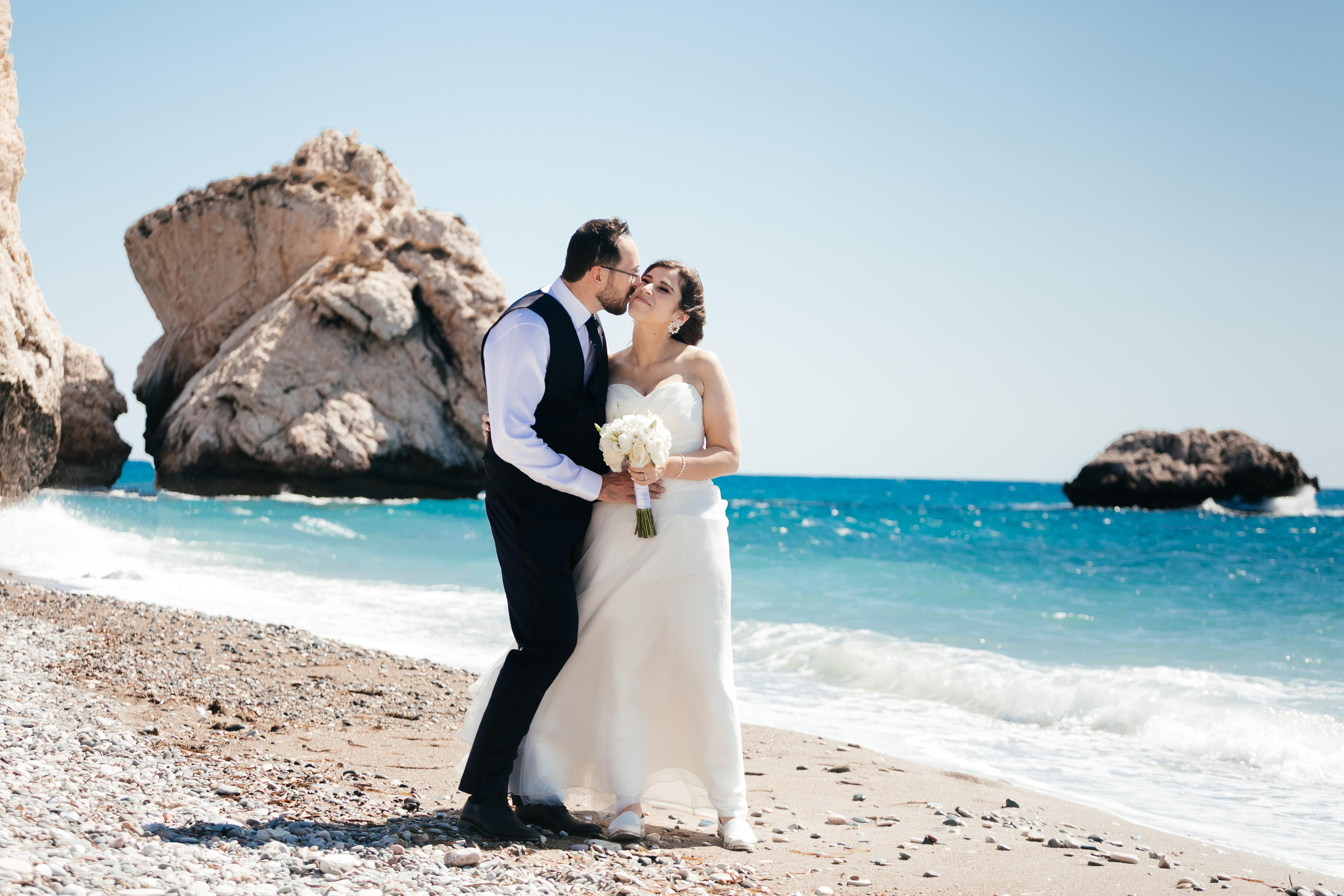 Свадебный фотограф камень Афродиты, Кипр