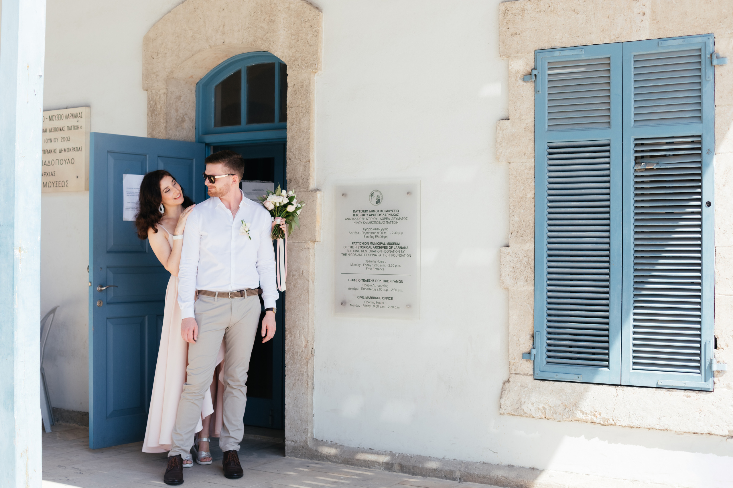 Wedding photoshoot in Larnaca municipality, Cyprus