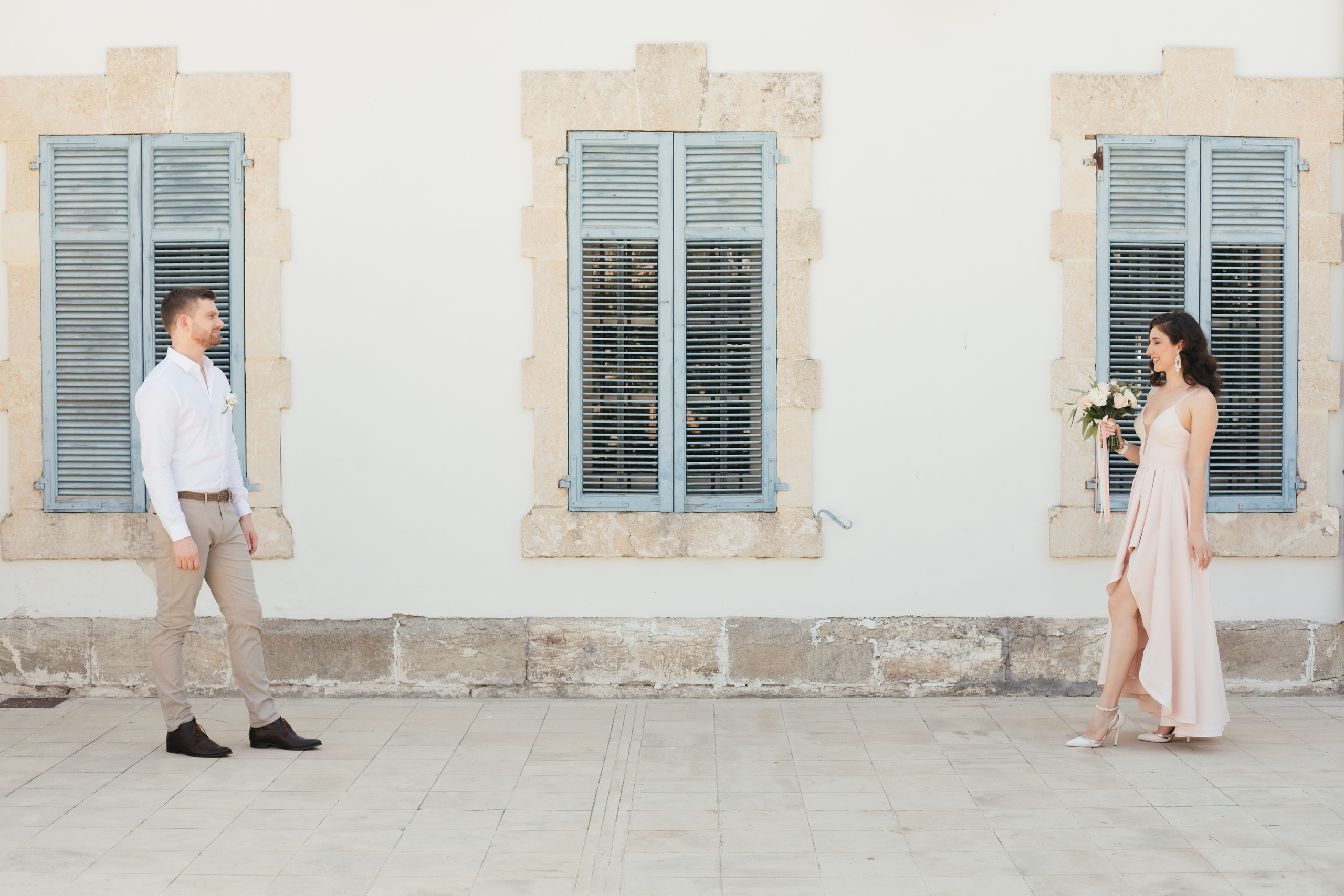 Wedding photoshoot in Larnaca municipality, Cyprus