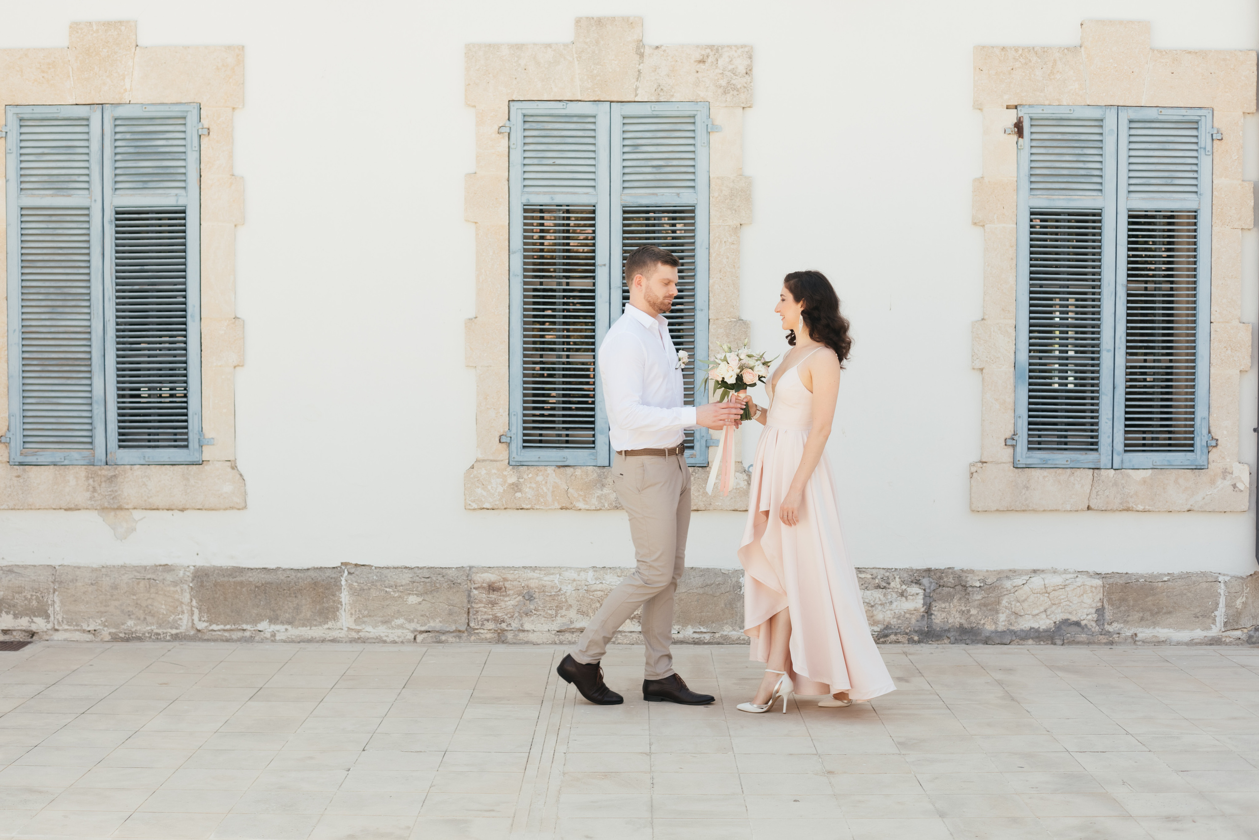 Wedding photoshoot in Larnaca municipality, Cyprus