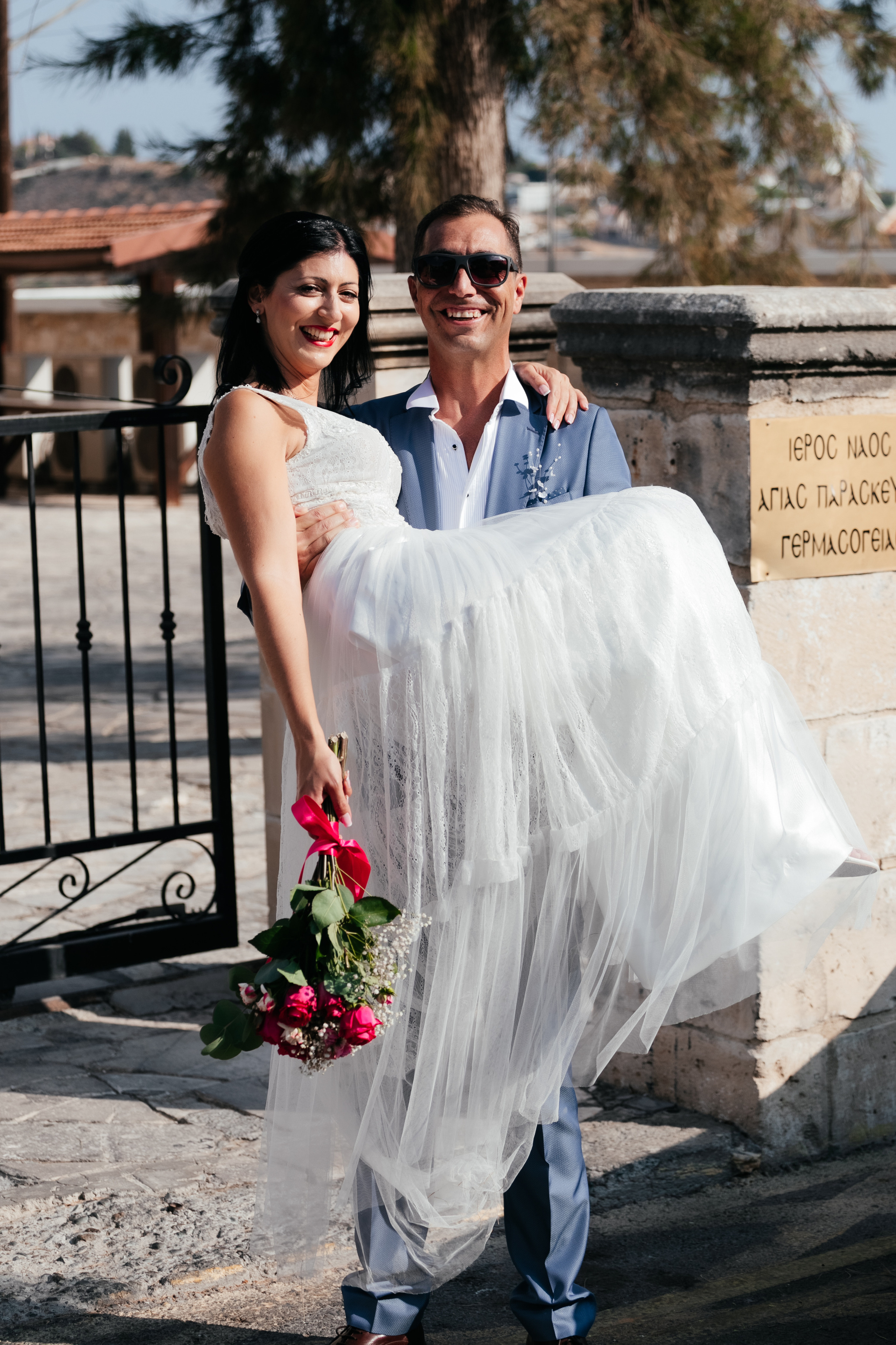 Wedding photoshoot in Germasoya municipality, Limassol, Cyprus