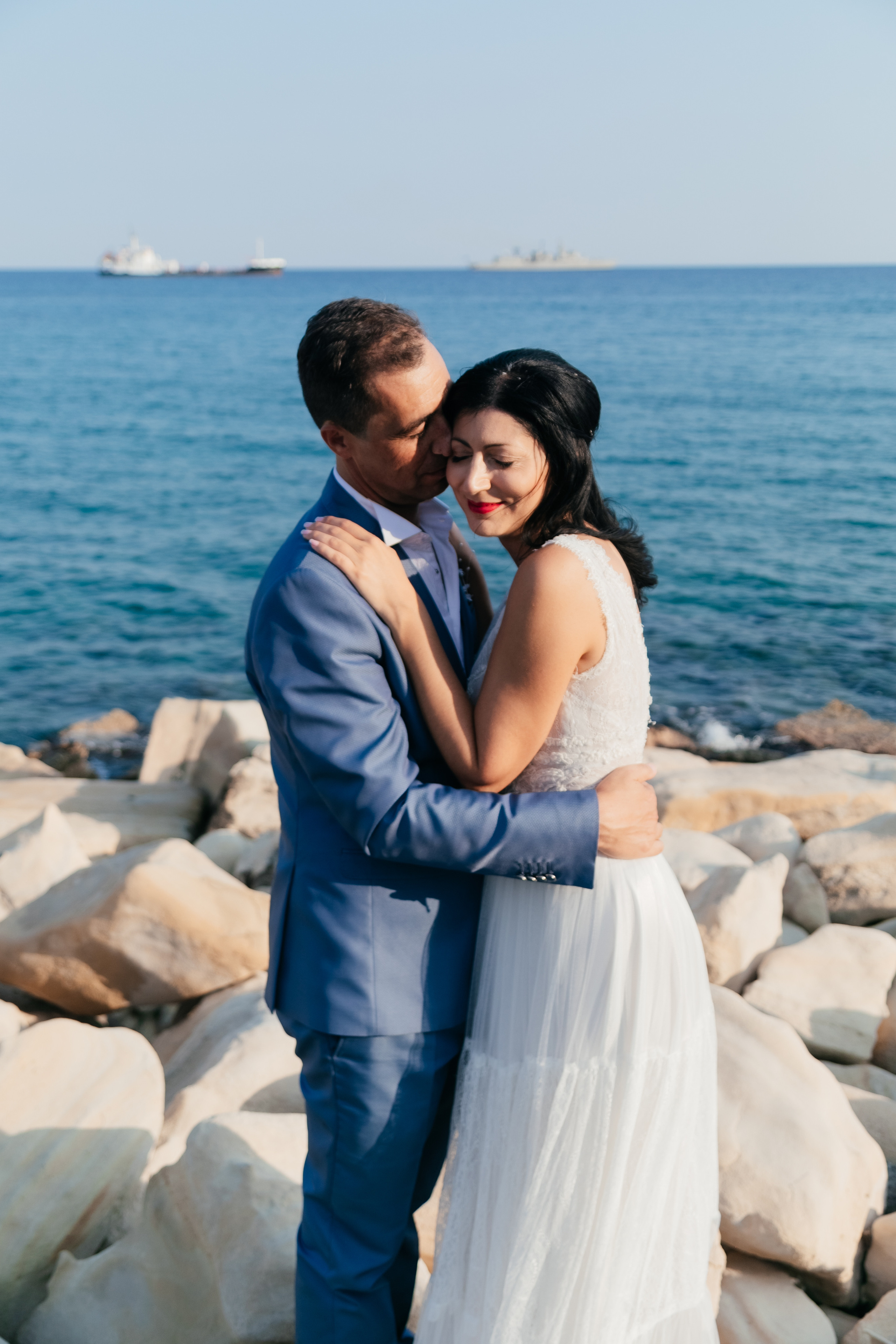 Wedding photoshoot in Old Port, Limassol, Cyprus