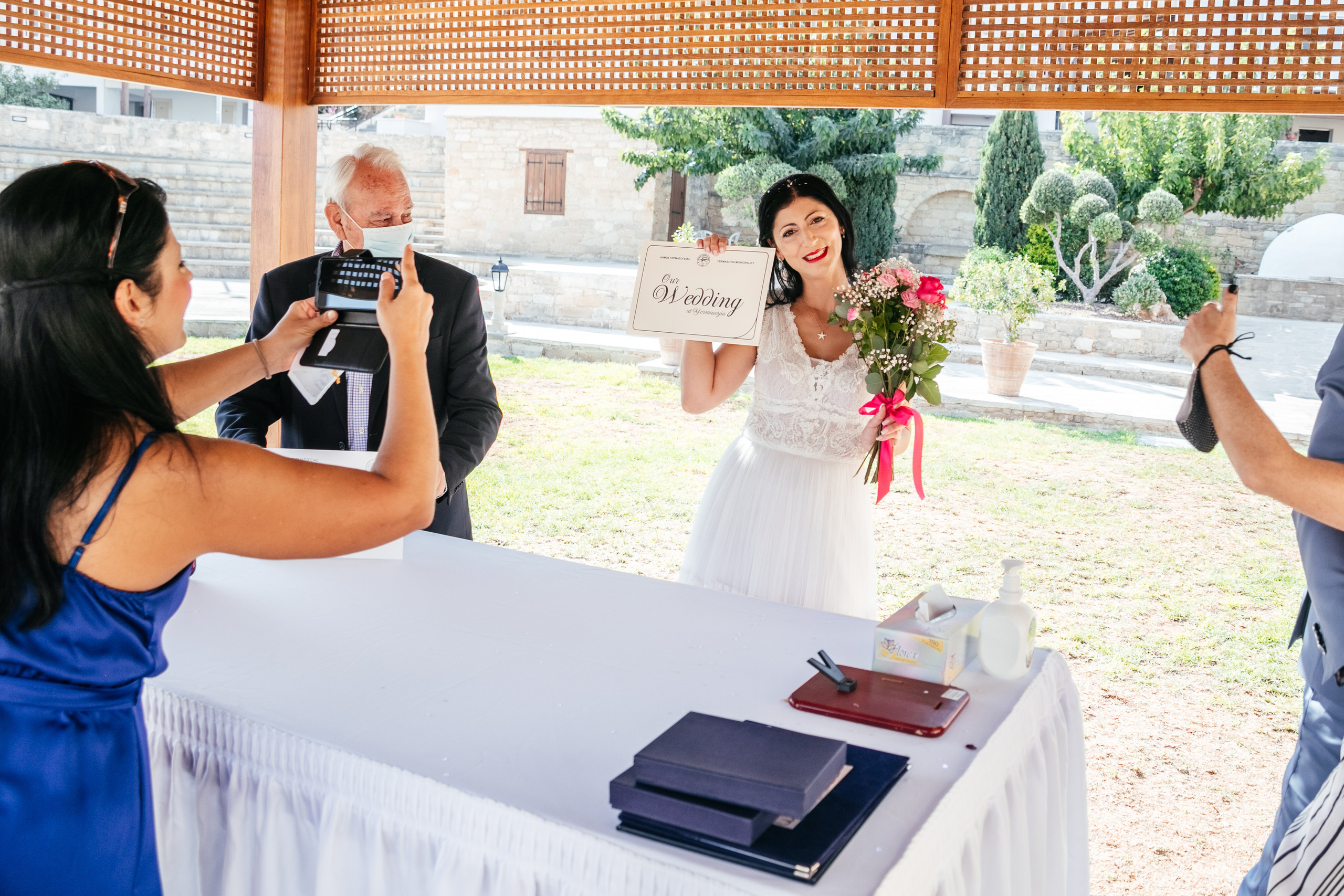 Wedding photoshoot in Germasoya municipality, Limassol, Cyprus