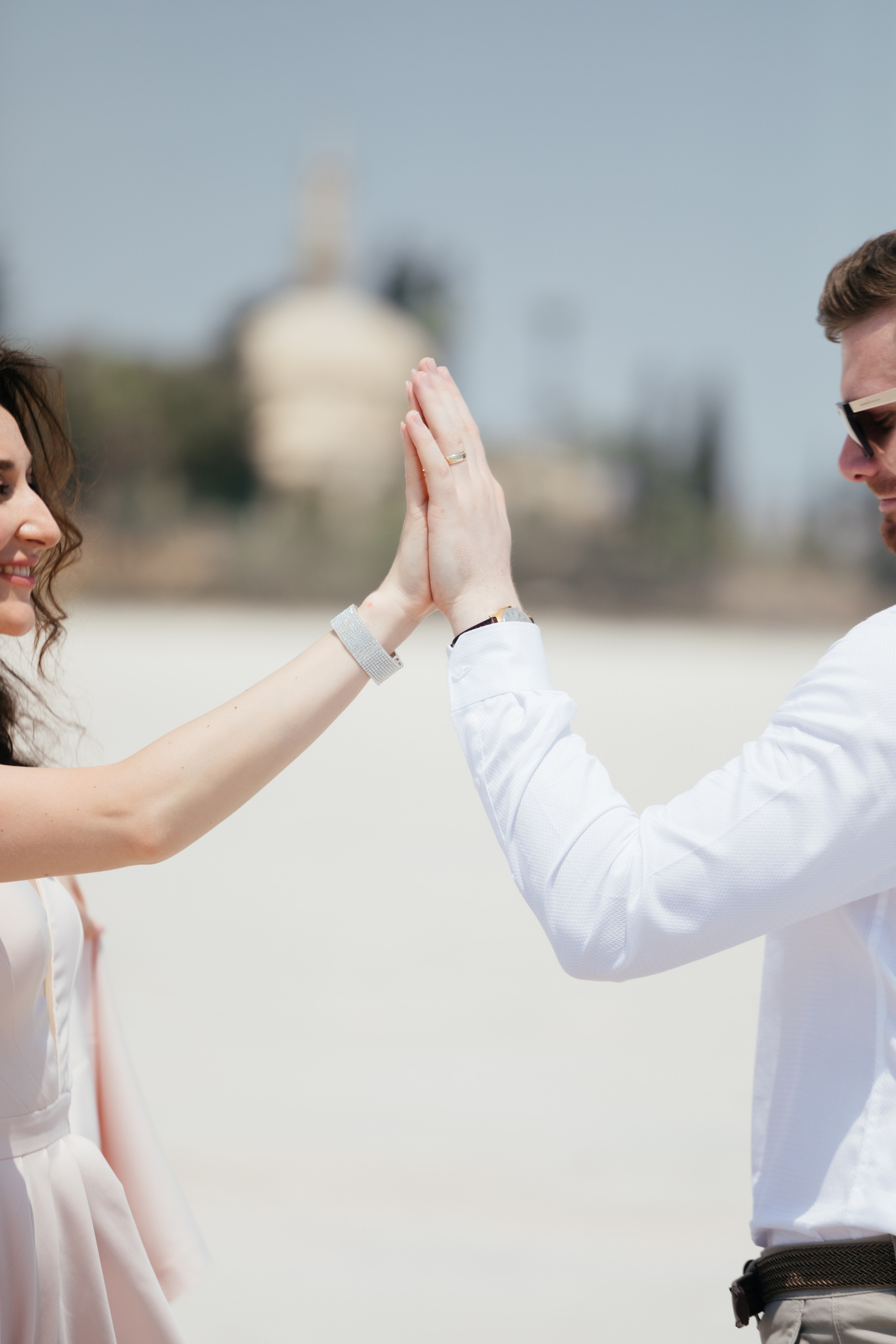 Wedding photoshoot at Salt Lake, Larnaca, Cyprus