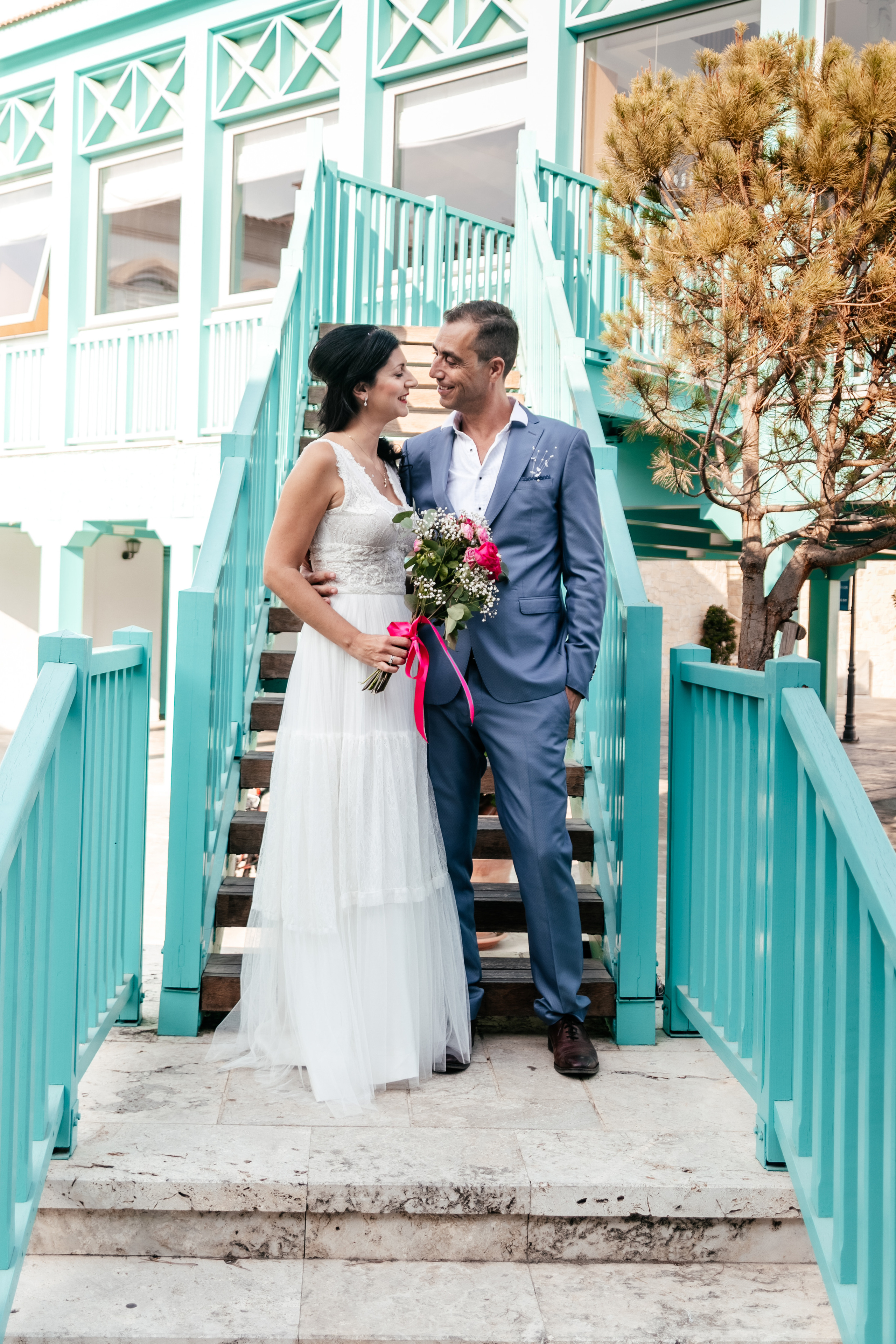 Wedding photoshoot in Marina, Limassol, Cyprus